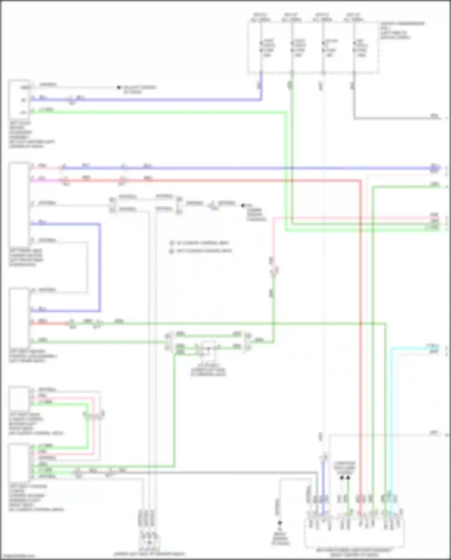Wiring diagram motor compartment r/b 1 for Toyota bZ4X I (2022-2024) (25 of 40)