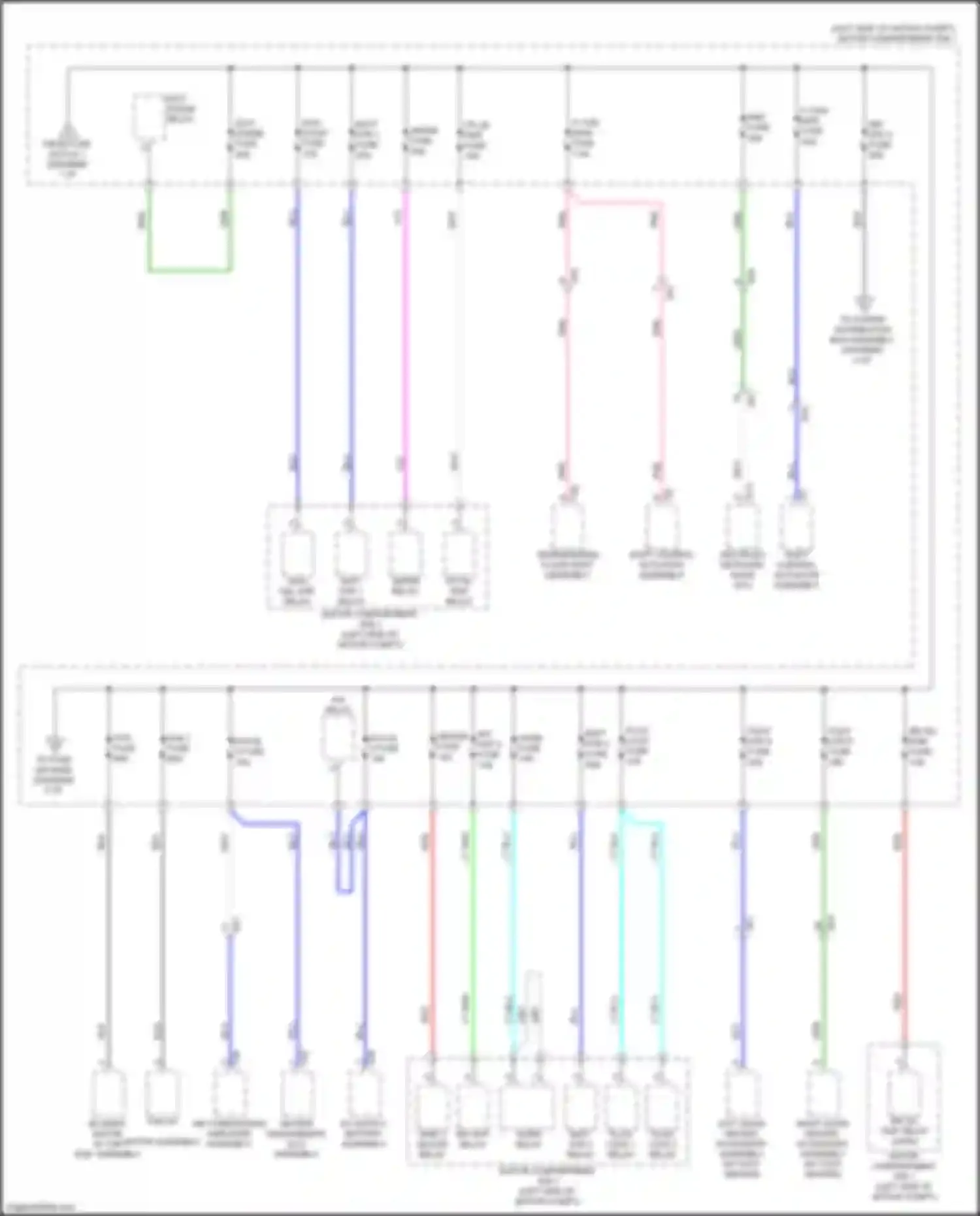Wiring diagram pbd fuse for Toyota bZ4X I (2022-2024) (2 of 2)