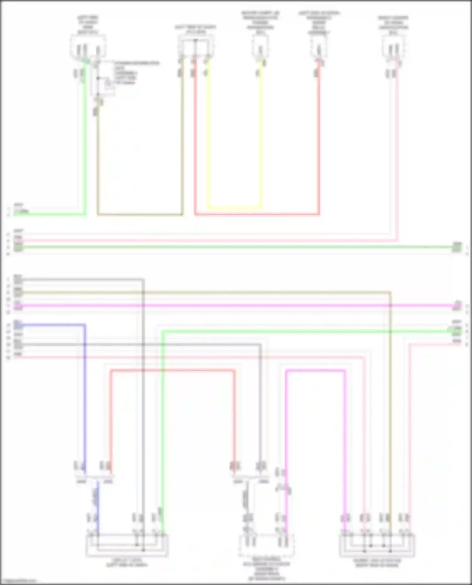 Wiring diagram power distribution box assembly for Toyota bZ4X I (2022-2024) (2 of 68)