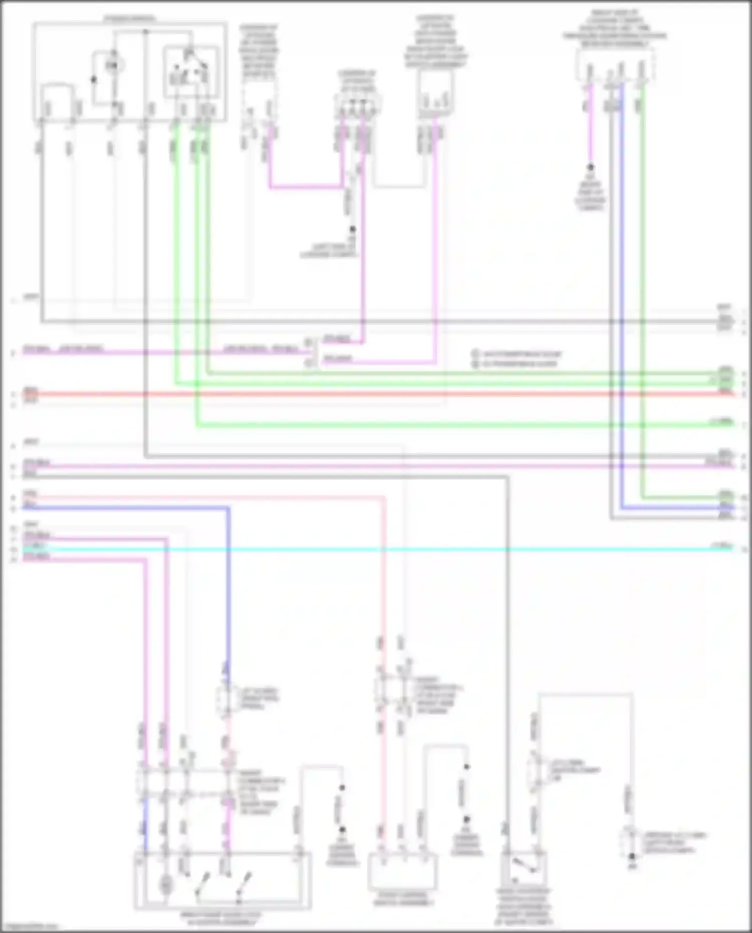 Wiring diagram red for Toyota bZ4X I (2022-2024) (64 of 124)