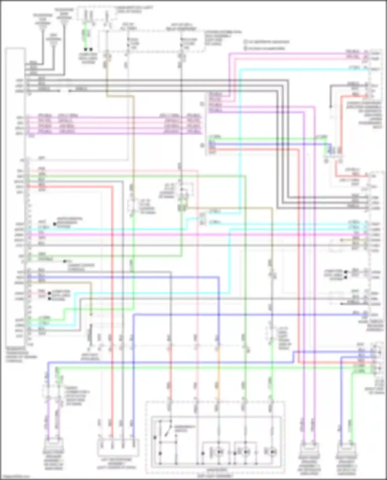 Wiring diagram right front speaker assembly 2 for Toyota bZ4X I (2022-2024) (5 of 5)