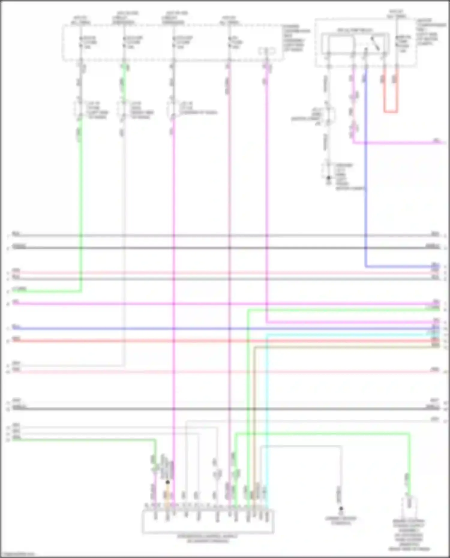 Wiring diagram rr oil pmp relay for Toyota bZ4X I (2022-2024) (3 of 4)