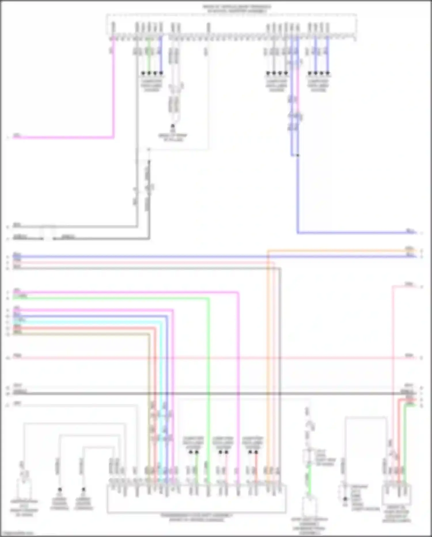 Wiring diagram stop light switch assembly for Toyota bZ4X I (2022-2024) (10 of 11)