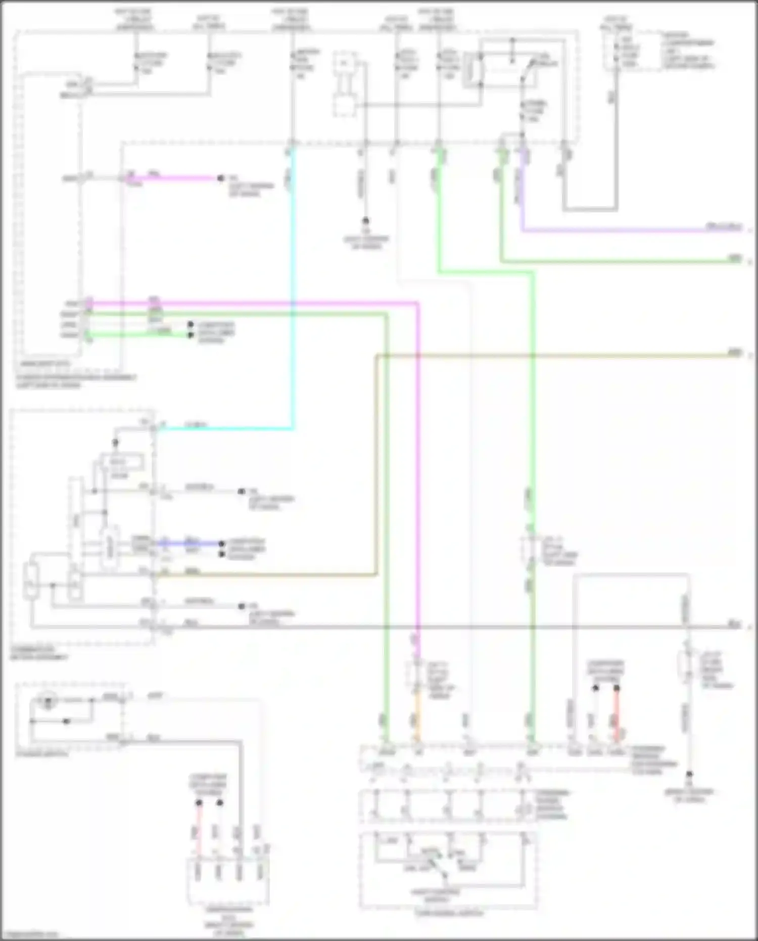 Wiring diagram tail relay for Toyota bZ4X I (2022-2024) (2 of 3)
