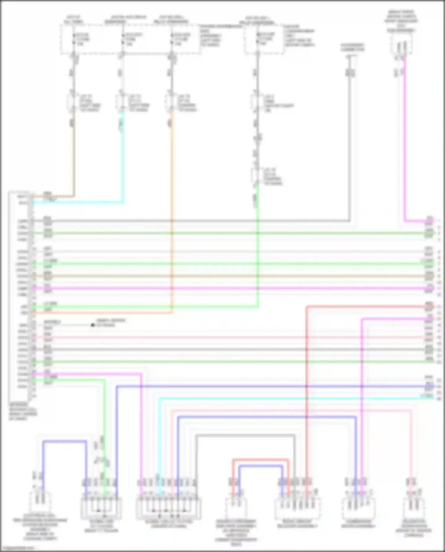 Wiring diagram wht/blk for Toyota bZ4X I (2022-2024) (1 of 109)