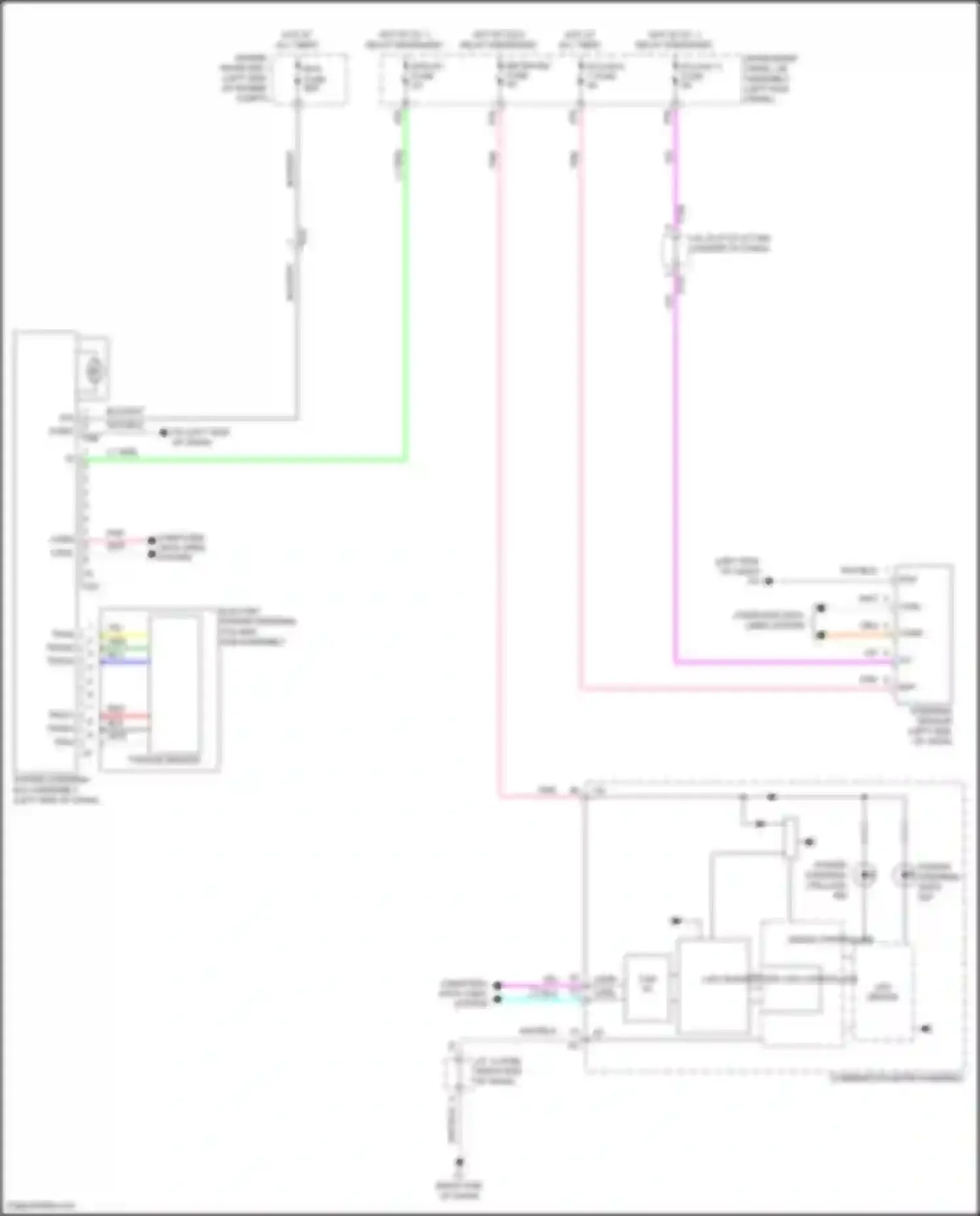 C-HR Toyota I facelift (2019-2023): Electronic power steering circuit