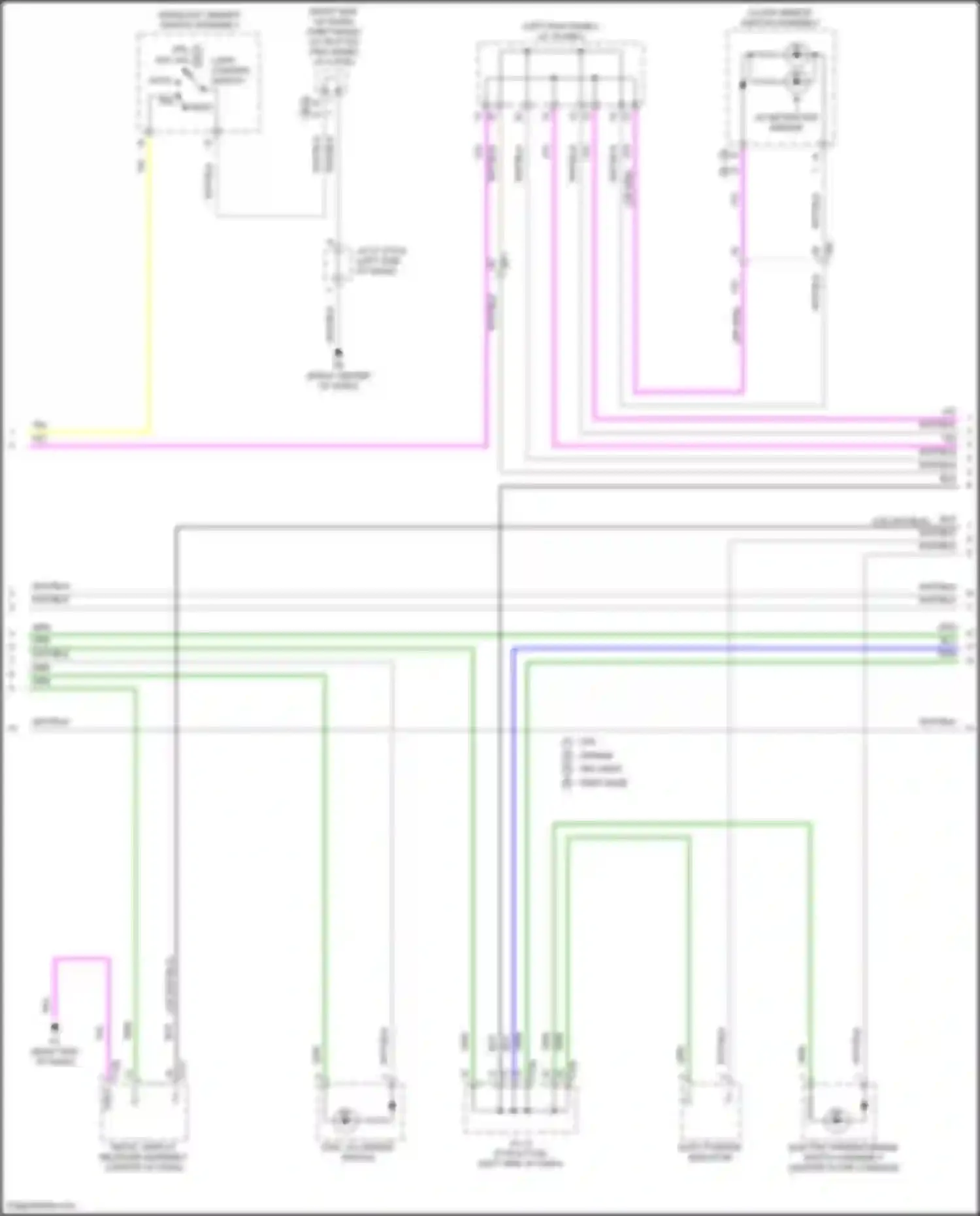 C-HR Toyota I facelift (2019-2023): Instrument illumination circuit (2 of 4)