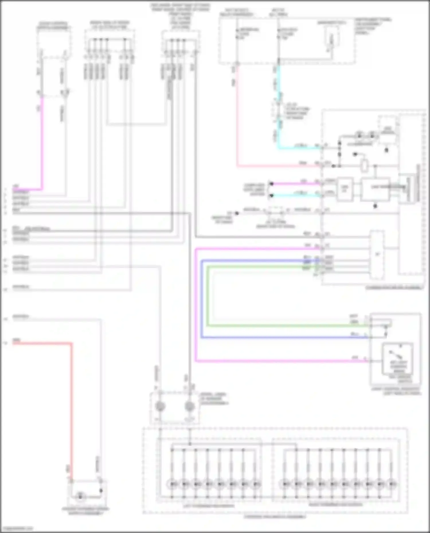 C-HR Toyota I facelift (2019-2023): Instrument illumination circuit (4 of 4)