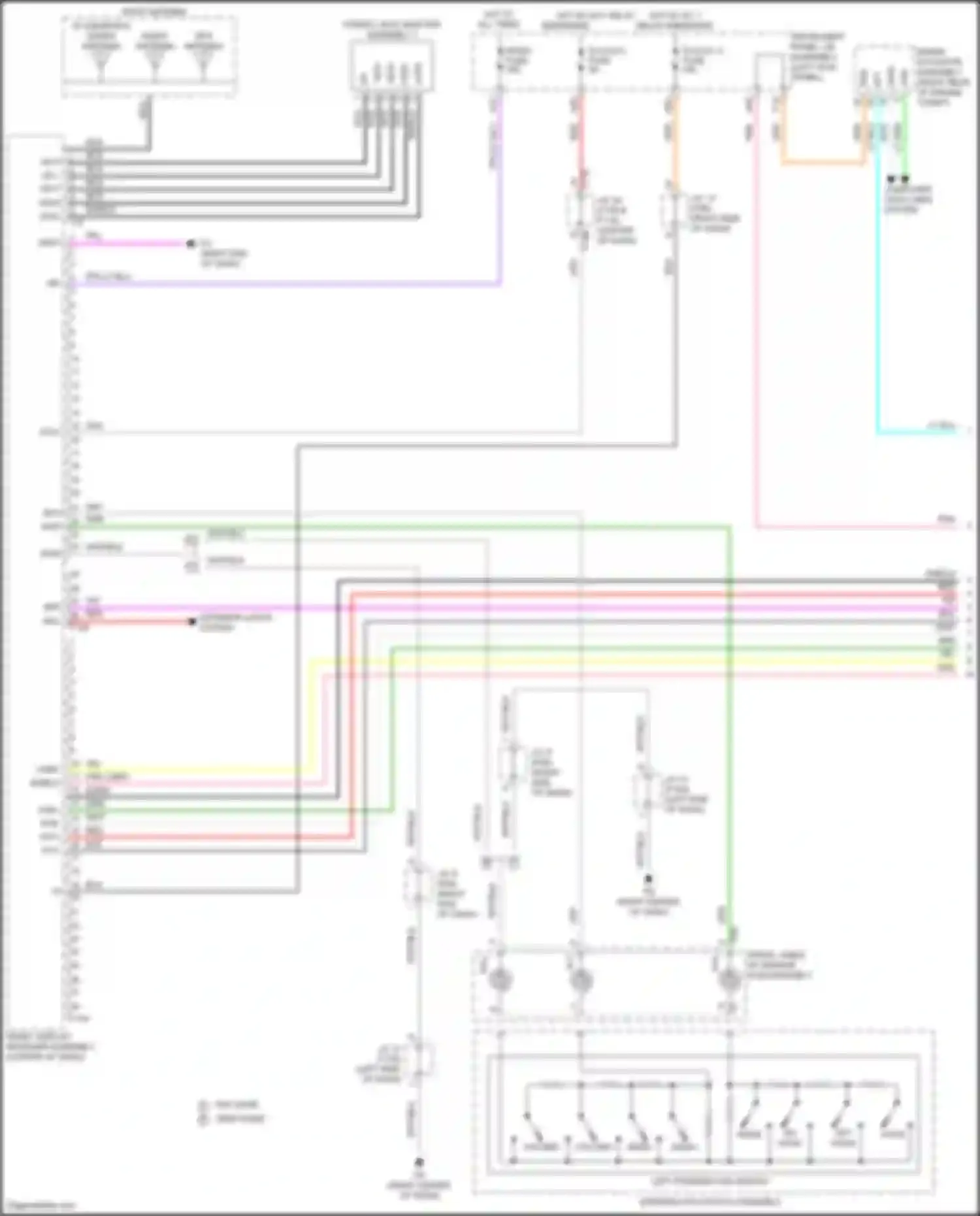 C-HR Toyota I facelift (2019-2023): Navigation circuit (1 of 3)