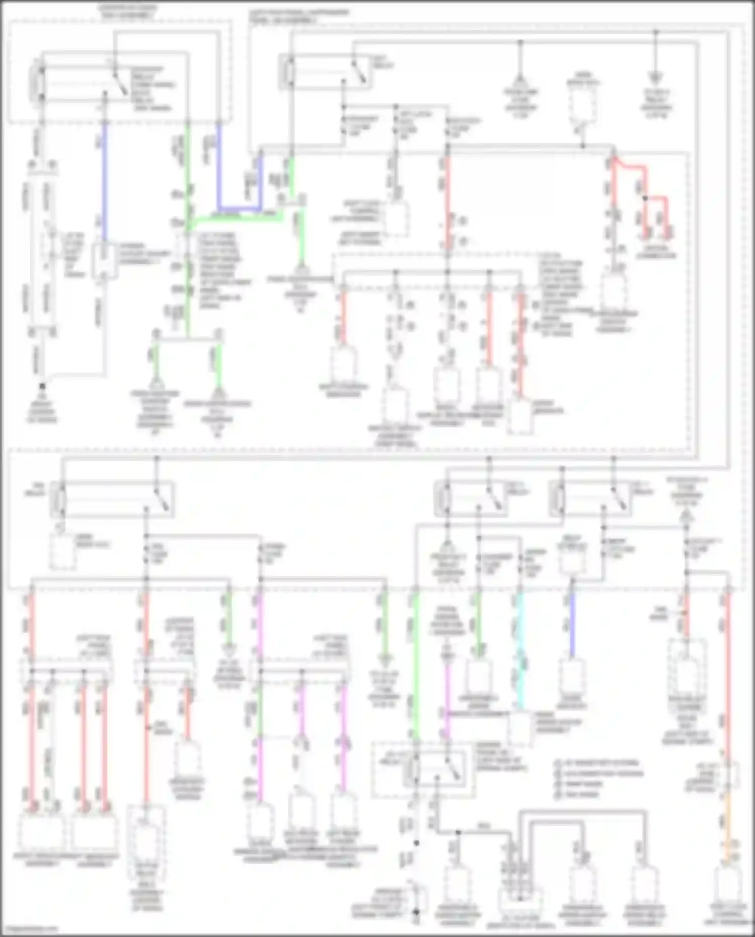 C-HR Toyota I facelift (2019-2023): Power distribution circuit (4 of 6)