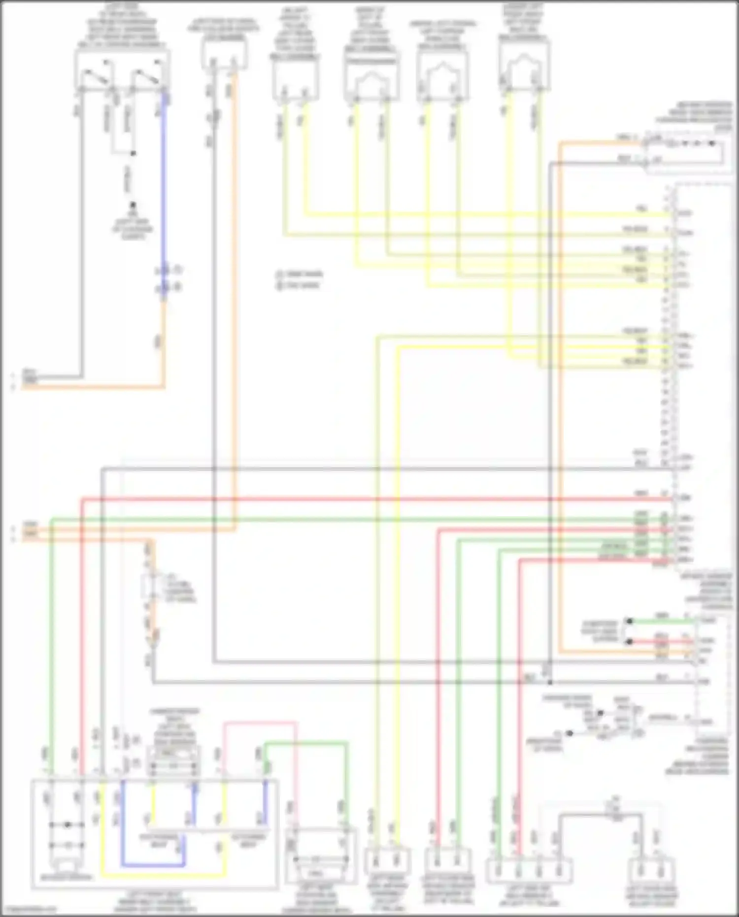 C-HR Toyota I facelift (2019-2023): Supplemental restraints circuit (4 of 4)