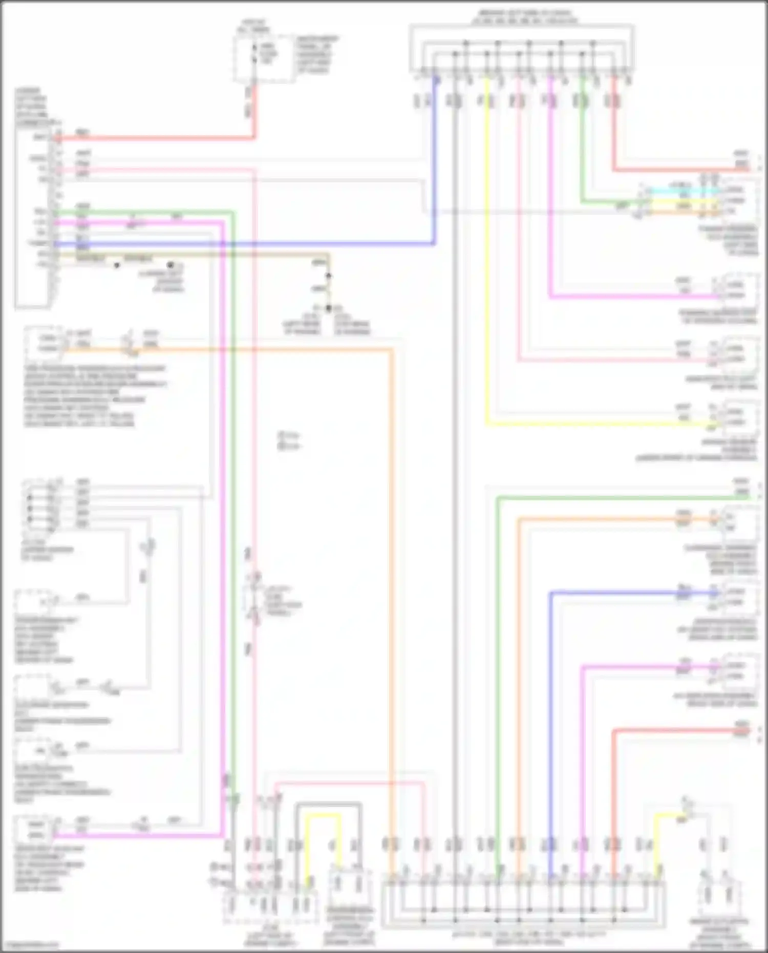Camry US Market Toyota XV50 facelift (2014-2017): Computer data lines circuit, except hybrid (1 of 2)