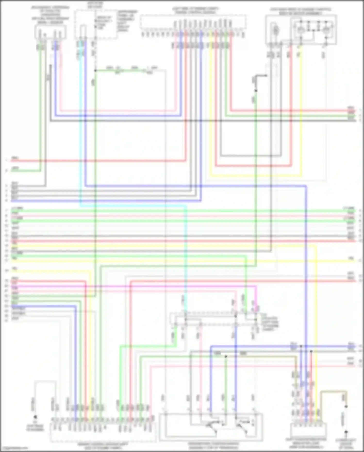 Camry US Market Toyota XV50 facelift (2014-2017): Wiring diagram engine performance 2.5l (5 of 6)