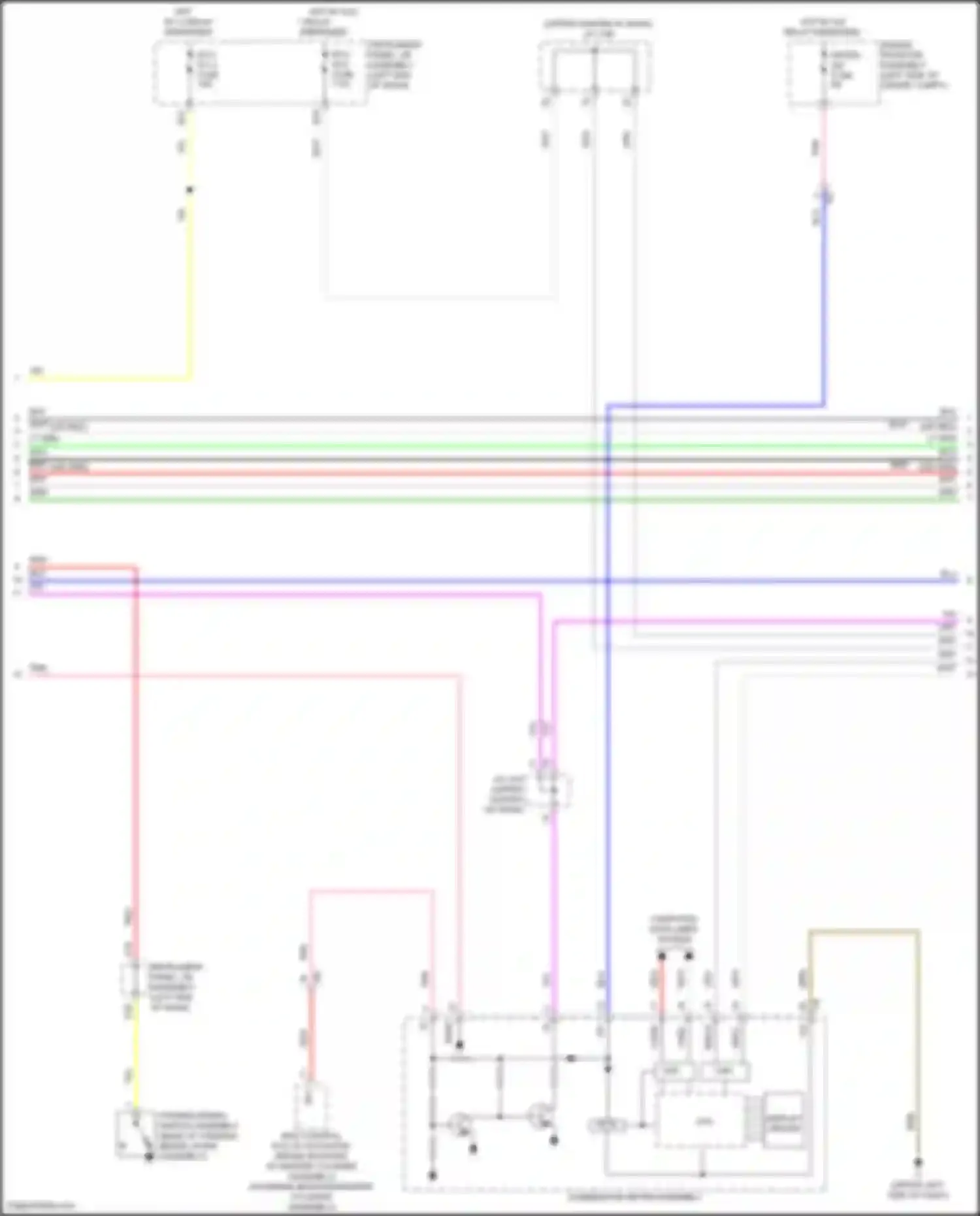 Camry US Market Toyota XV50 facelift (2014-2017): 10-speaker system circuit, hybrid (2 of 4)