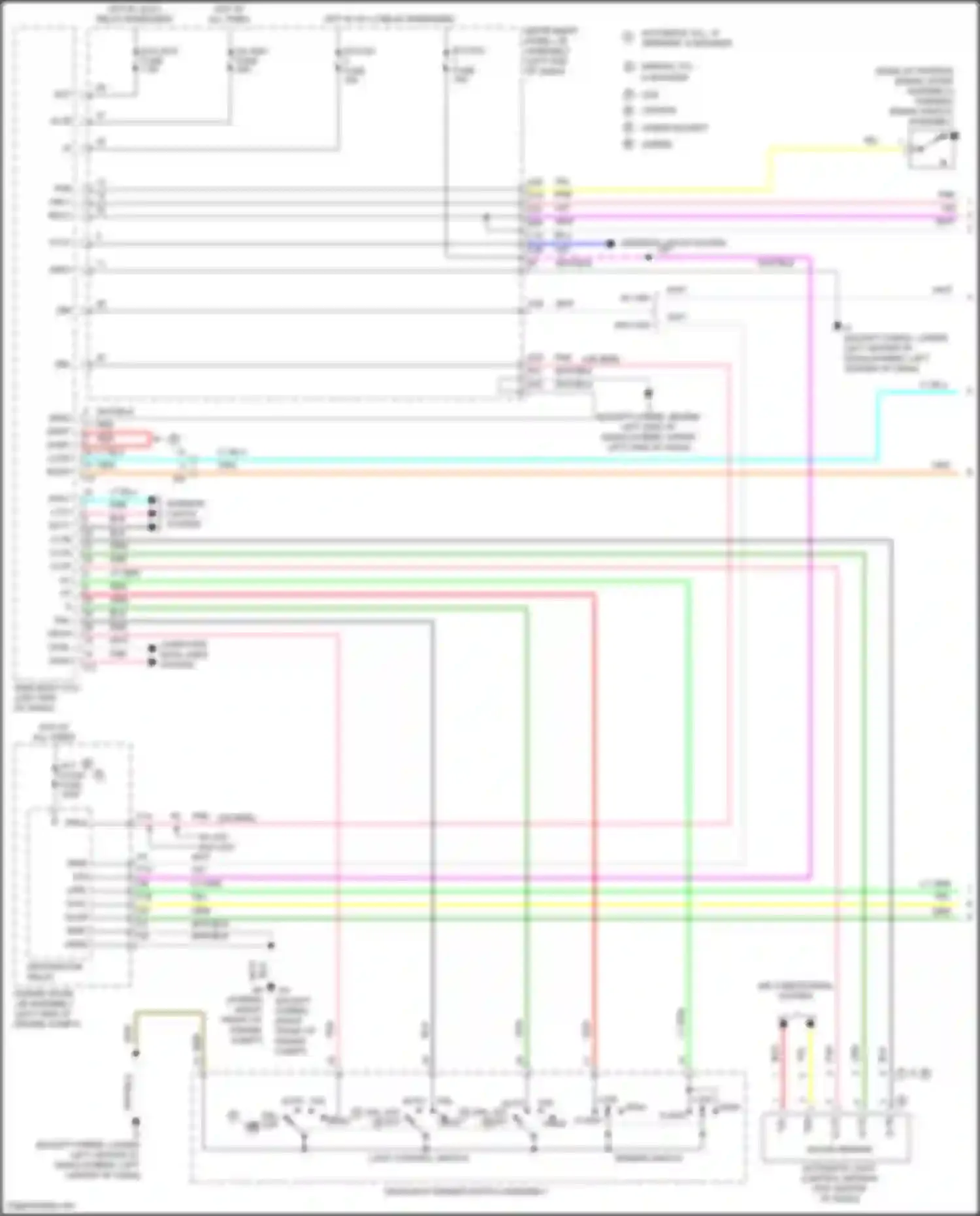 Wiring diagram automatic light control sensor for Toyota Camry US Market XV50 facelift (2014-2017) (3 of 3)