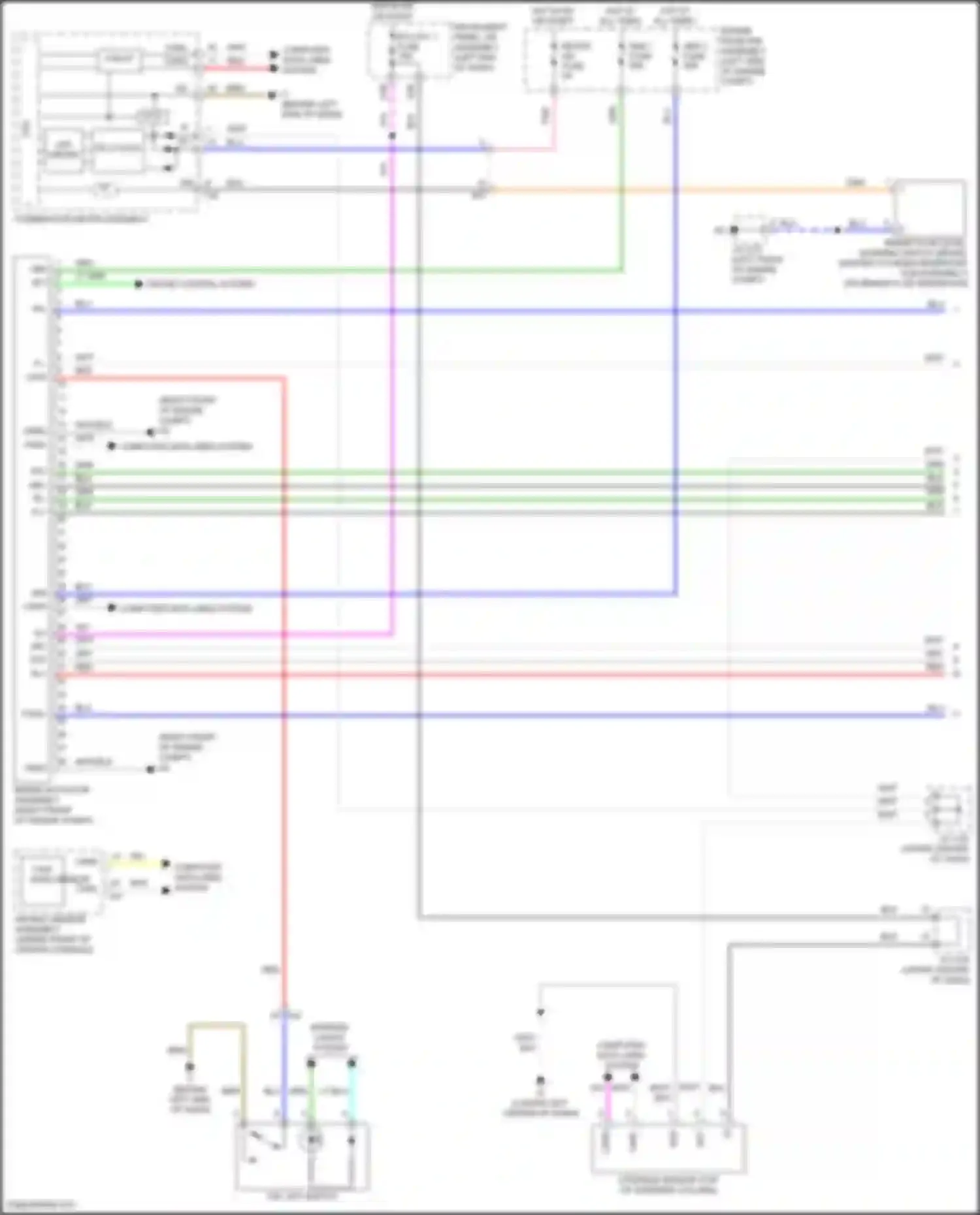 Wiring diagram computer data lines system for Toyota Camry US Market XV50 facelift (2014-2017) (61 of 119)