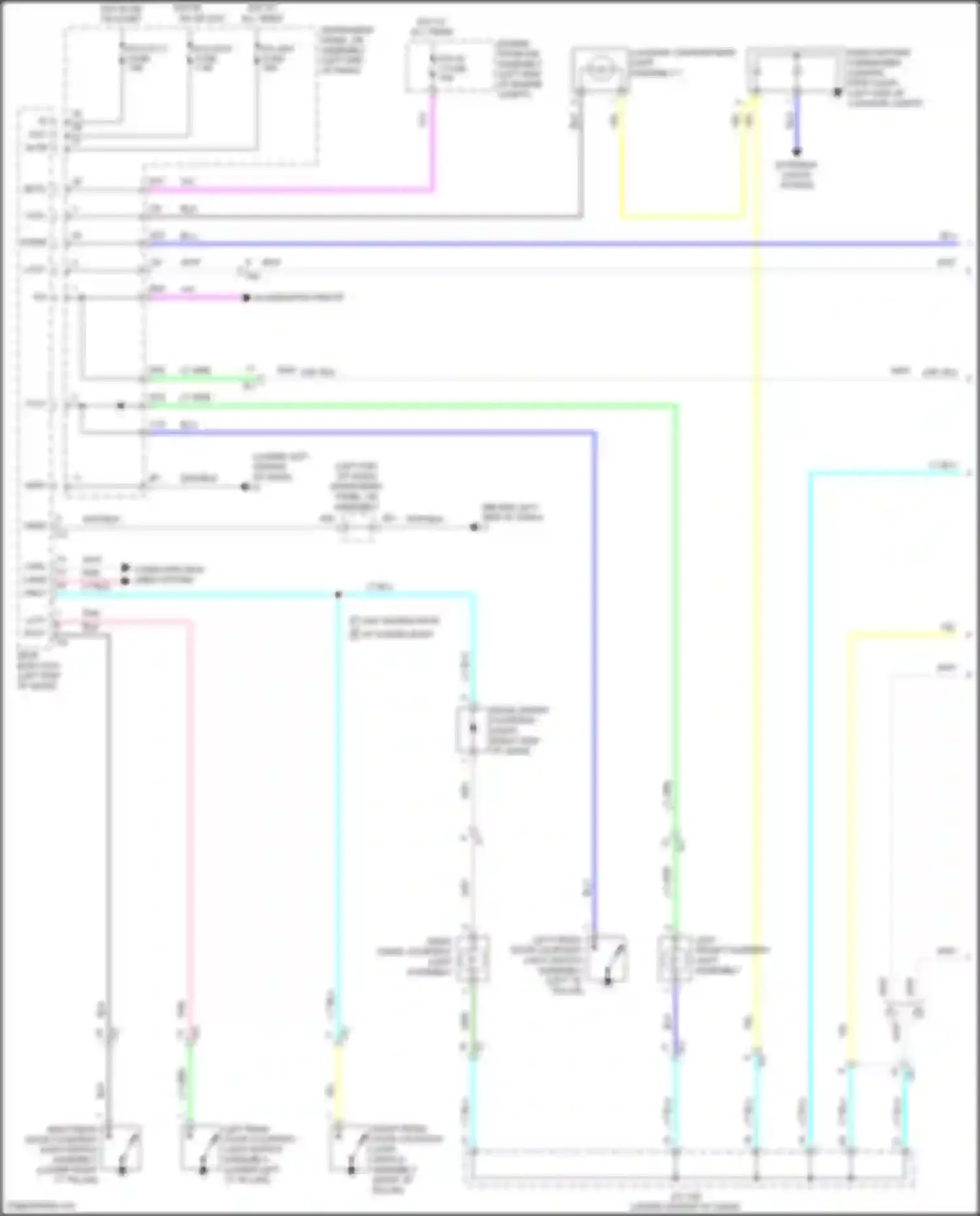 Wiring diagram computer data lines system for Toyota Camry US Market XV50 facelift (2014-2017) (91 of 119)