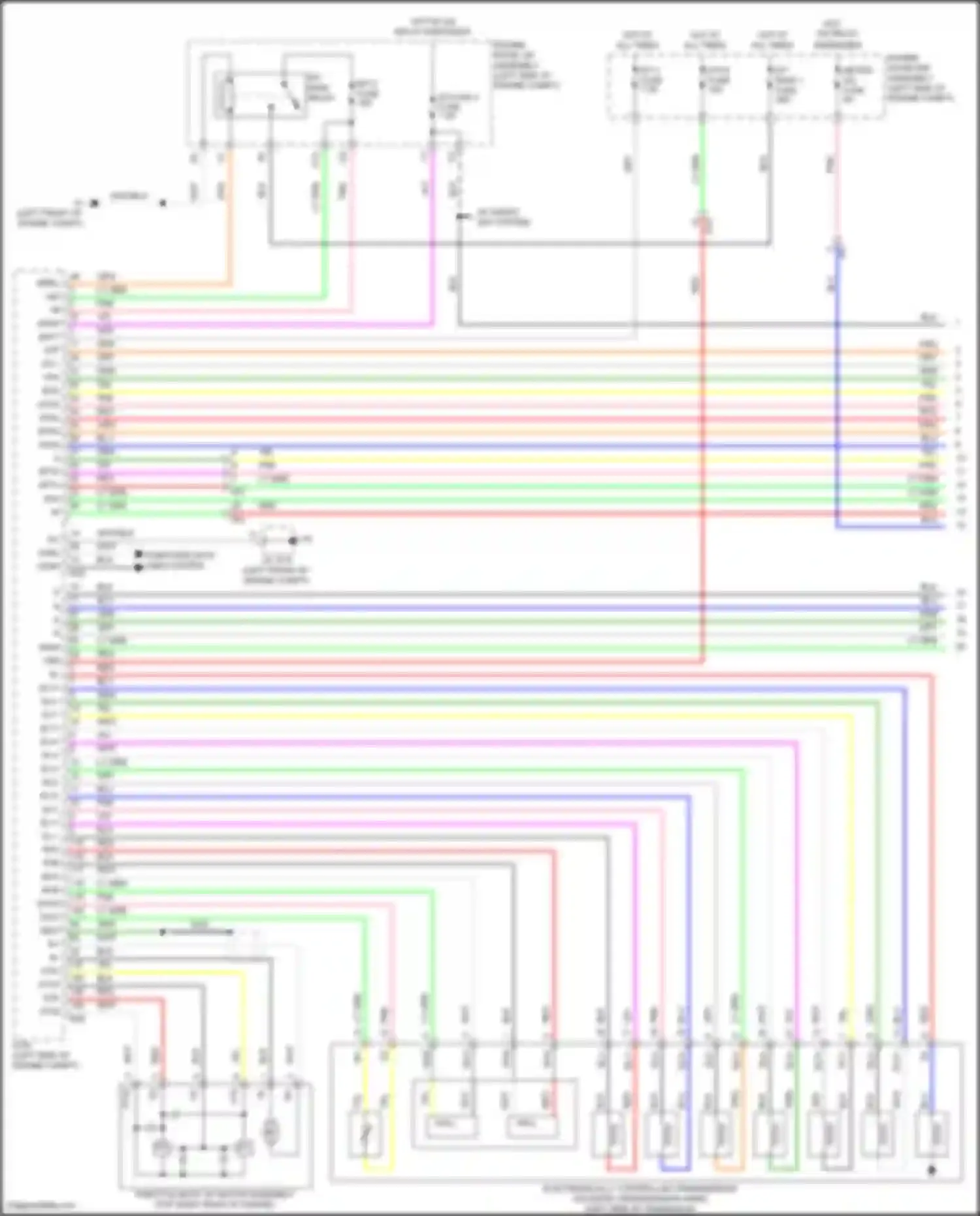 Wiring diagram computer data lines system for Toyota Camry US Market XV50 facelift (2014-2017) (114 of 119)