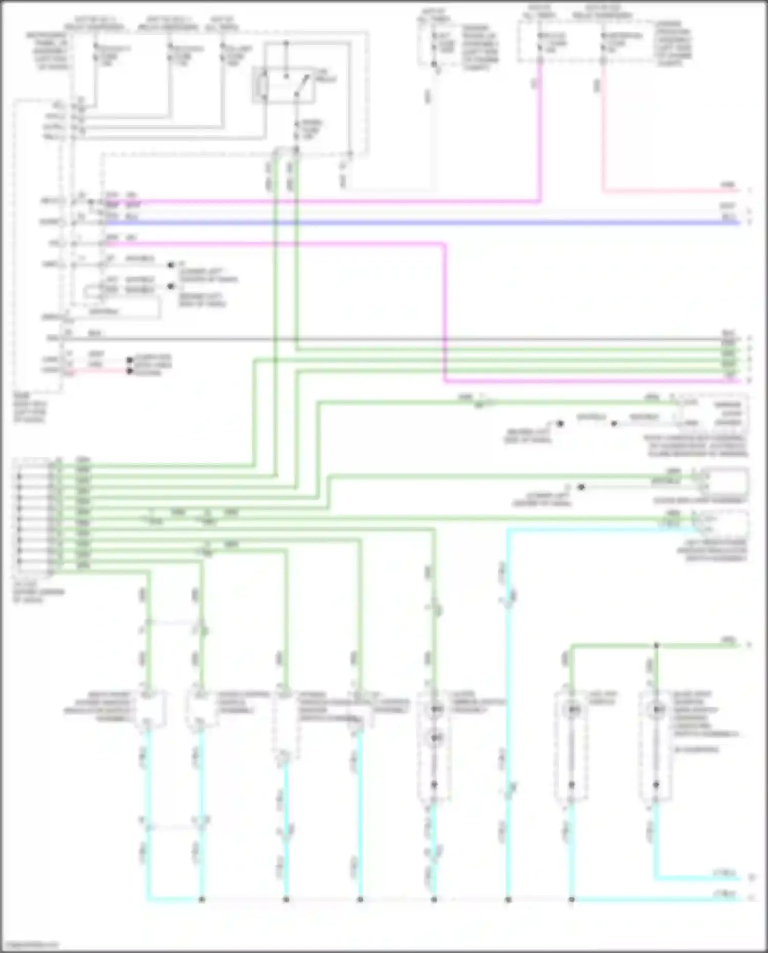 Wiring diagram computer data lines system for Toyota Camry US Market XV50 facelift (2014-2017) (94 of 119)