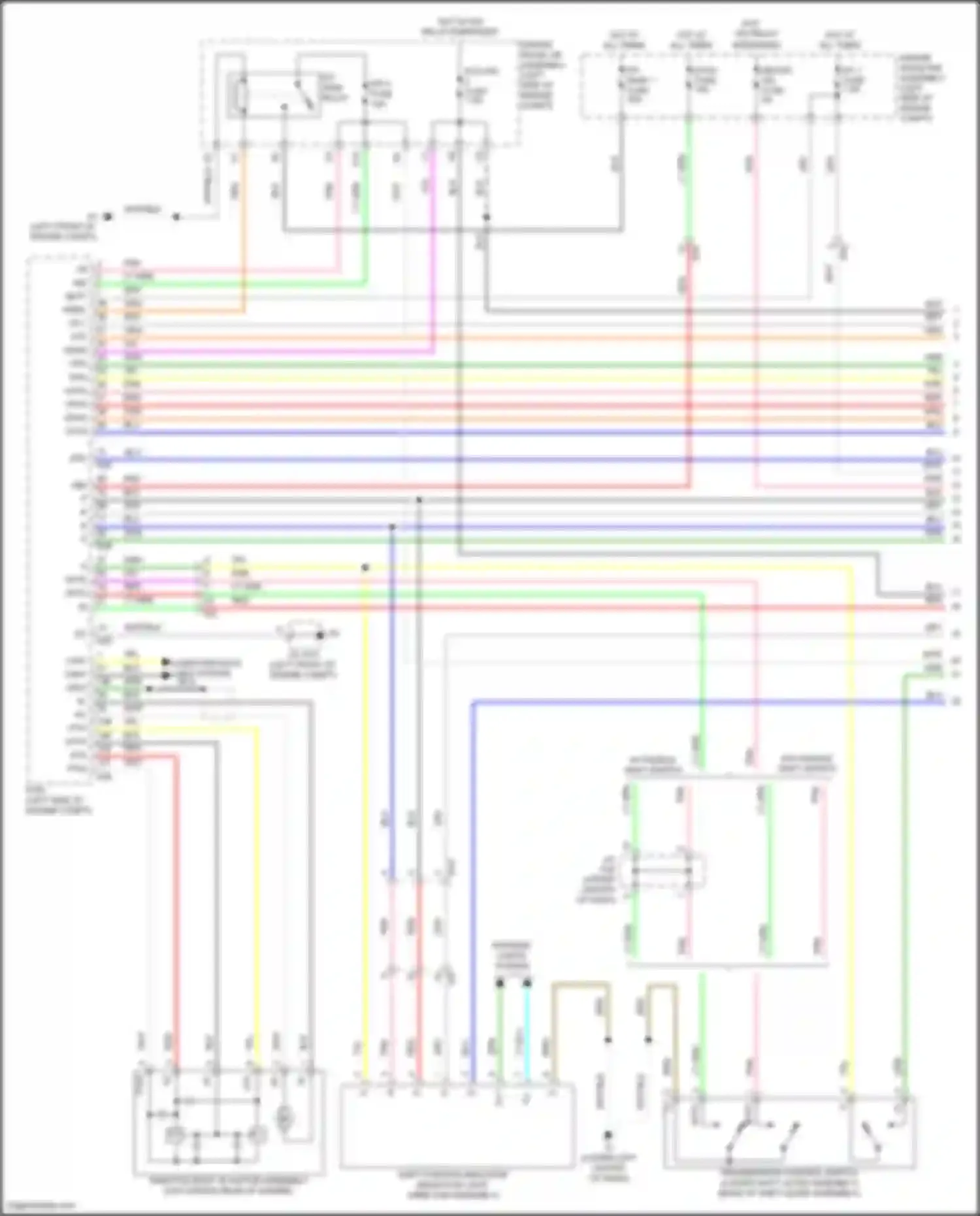 Wiring diagram computer data lines system for Toyota Camry US Market XV50 facelift (2014-2017) (117 of 119)