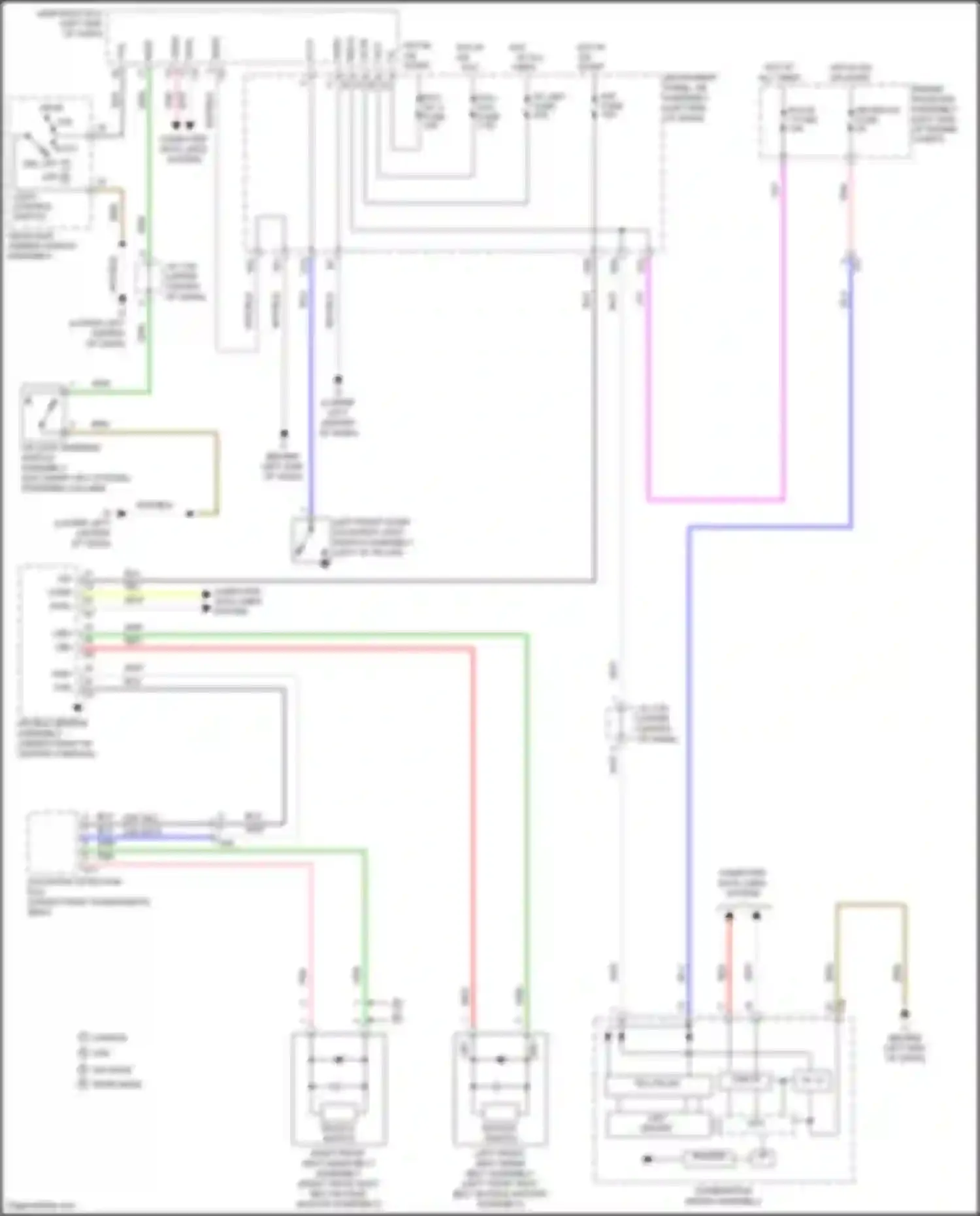 Wiring diagram computer data lines system for Toyota Camry US Market XV50 facelift (2014-2017) (6 of 119)