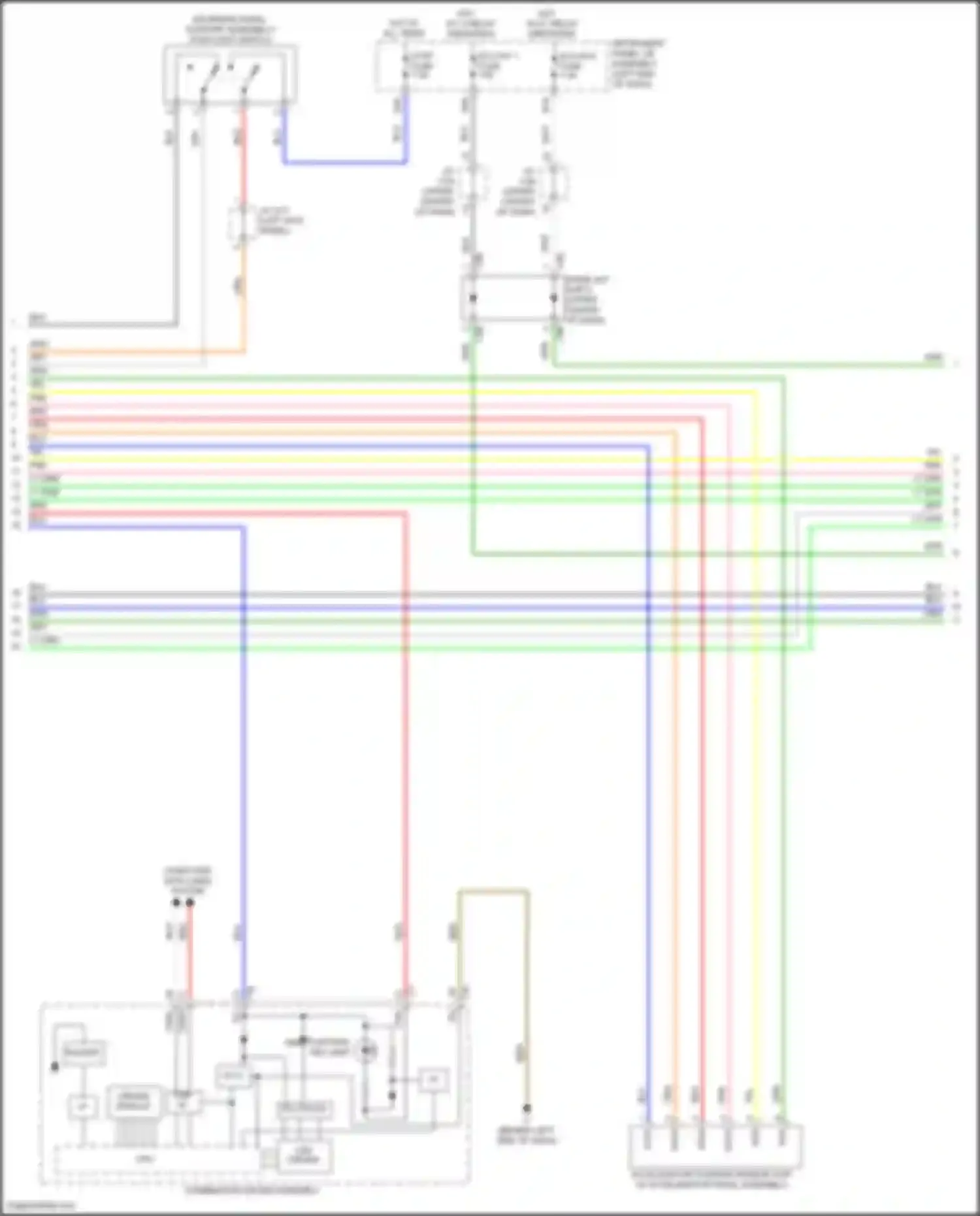 Wiring diagram computer data lines system for Toyota Camry US Market XV50 facelift (2014-2017) (115 of 119)