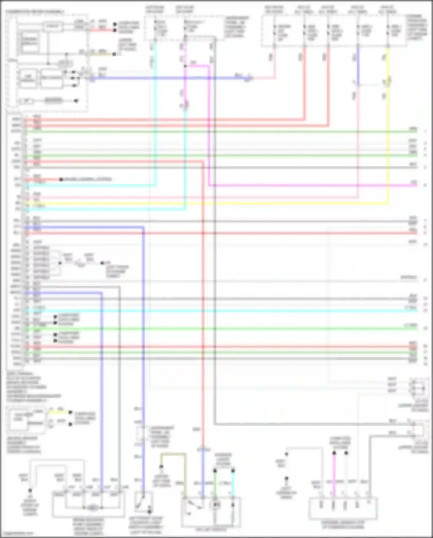 Wiring diagram computer data lines system for Toyota Camry US Market XV50 facelift (2014-2017) (52 of 119)
