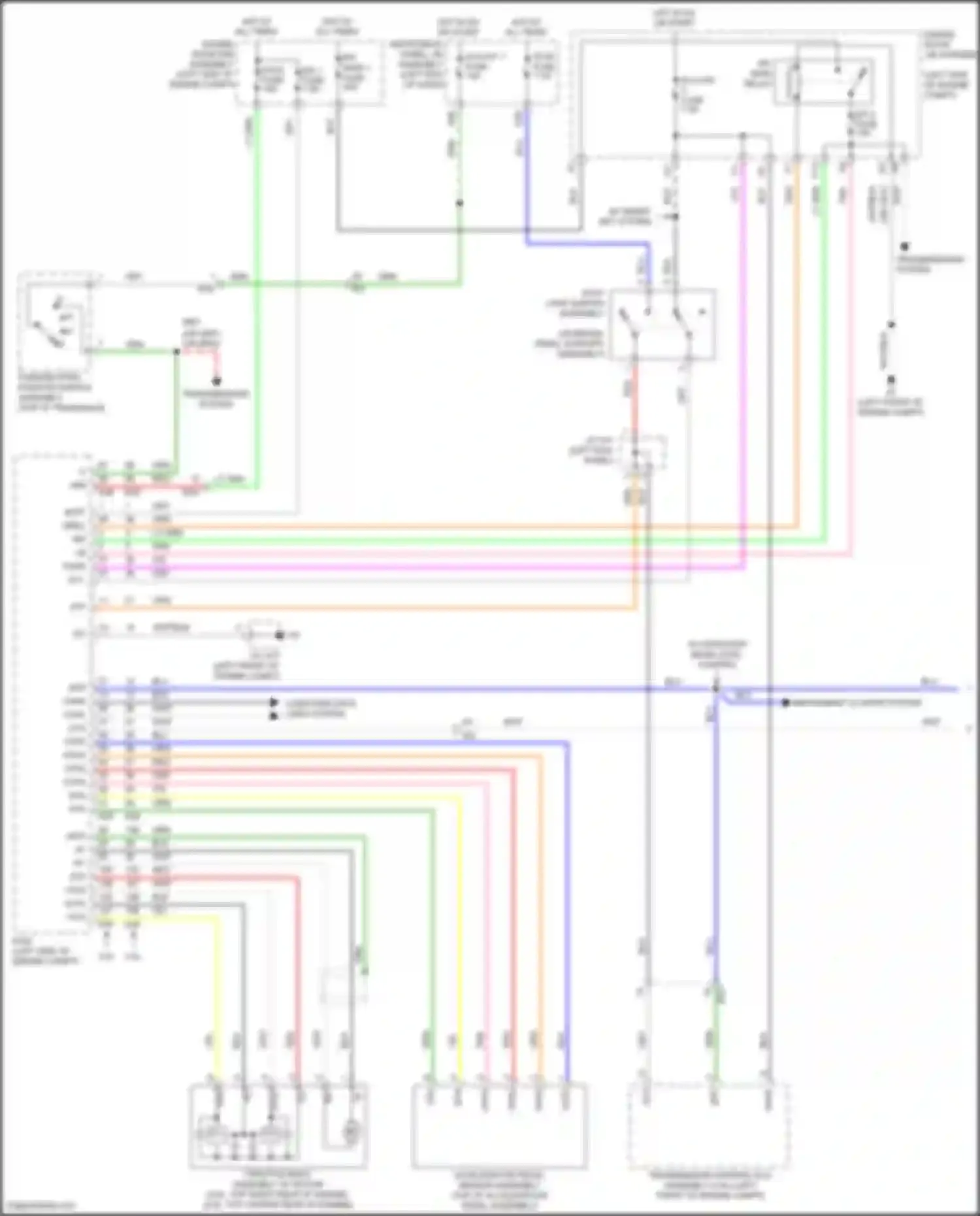 Wiring diagram computer data lines system for Toyota Camry US Market XV50 facelift (2014-2017) (54 of 119)