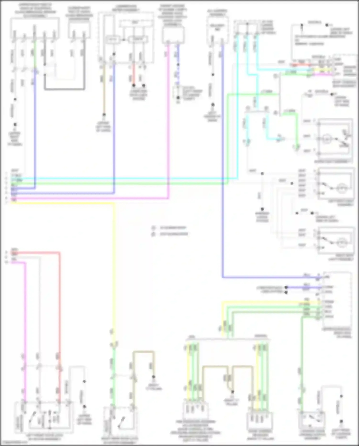 Wiring diagram computer data lines system for Toyota Camry US Market XV50 facelift (2014-2017) (50 of 119)