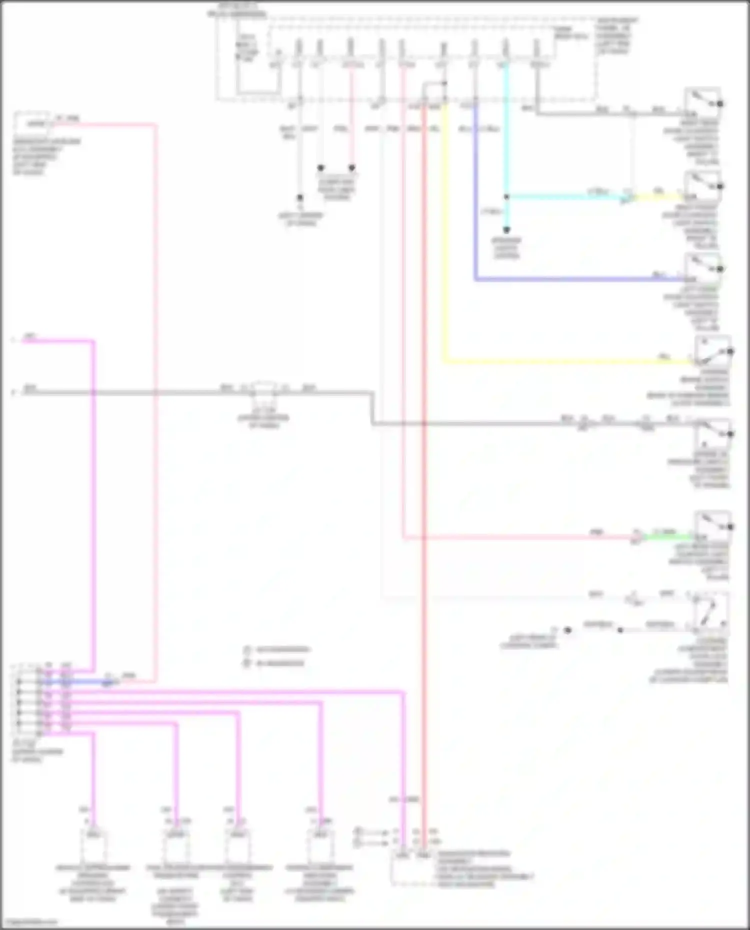 Wiring diagram computer data lines system for Toyota Camry US Market XV50 facelift (2014-2017) (3 of 119)