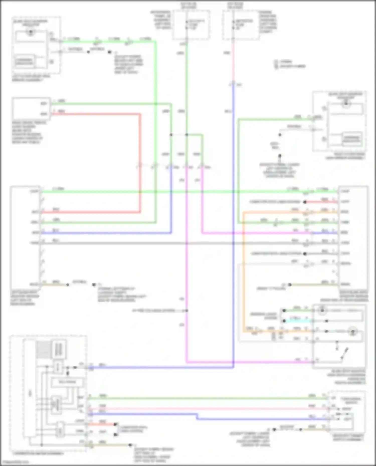 Wiring diagram computer data lines system for Toyota Camry US Market XV50 facelift (2014-2017) (81 of 119)