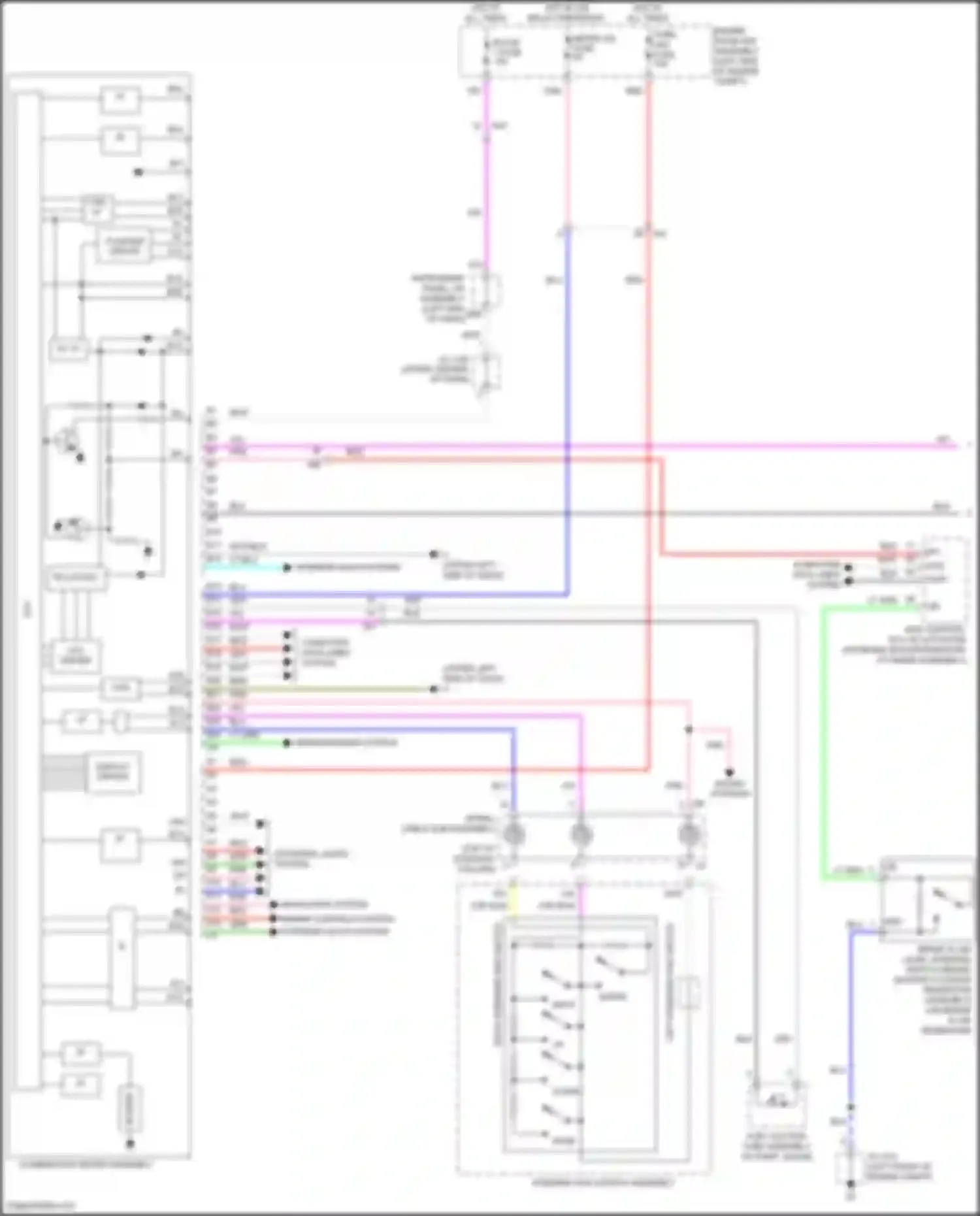 Wiring diagram computer data lines system for Toyota Camry US Market XV50 facelift (2014-2017) (4 of 119)