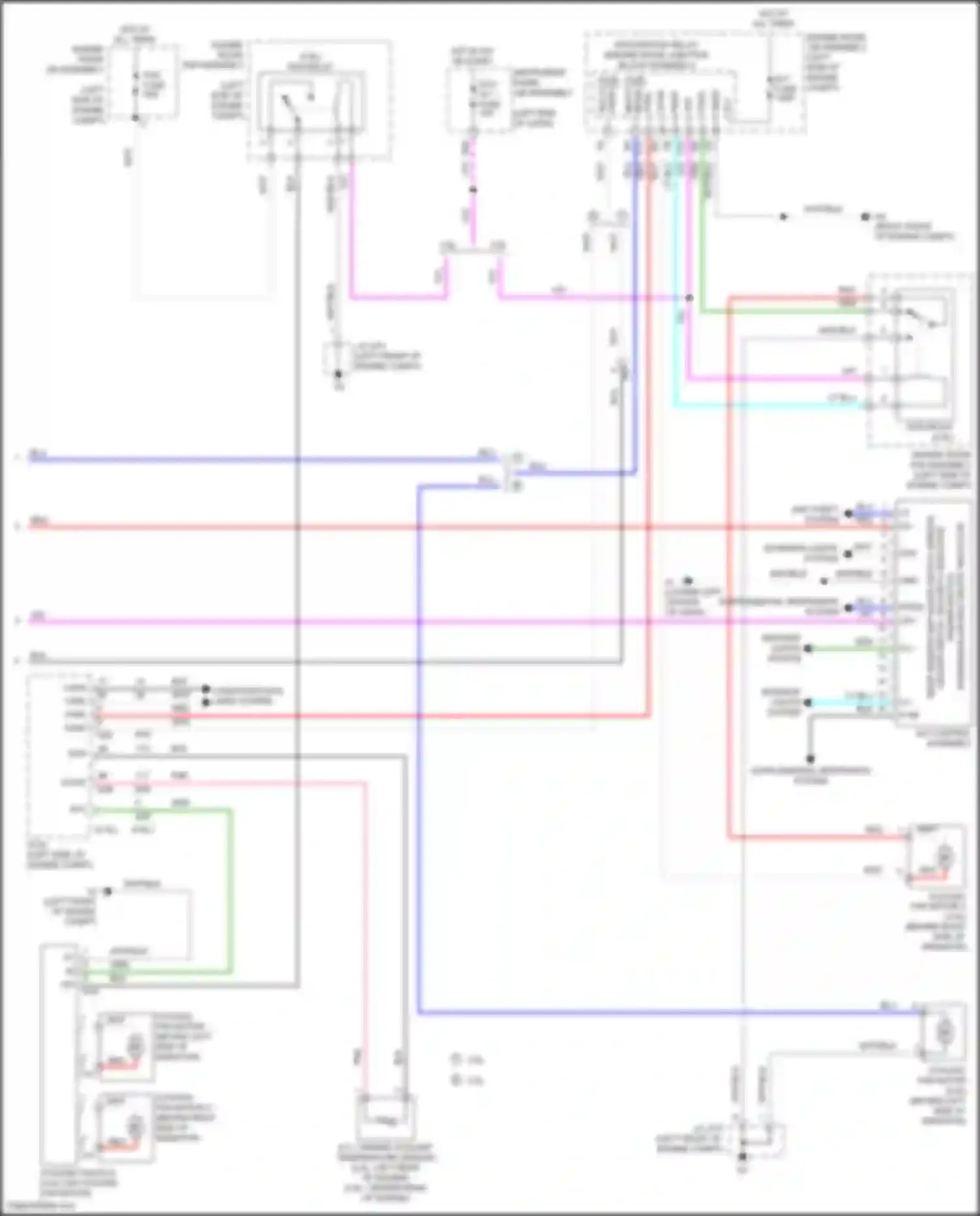Wiring diagram e.f.i. engine coolant temperature sensor for Toyota Camry US Market XV50 facelift (2014-2017) (1 of 8)