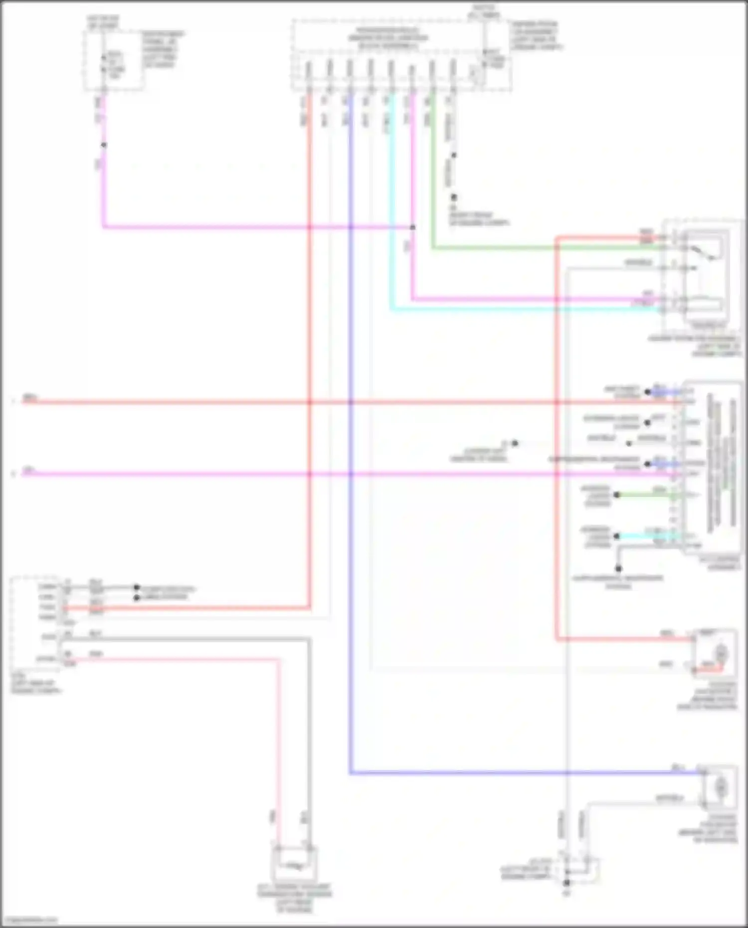 Wiring diagram e.f.i. engine coolant temperature sensor for Toyota Camry US Market XV50 facelift (2014-2017) (4 of 8)