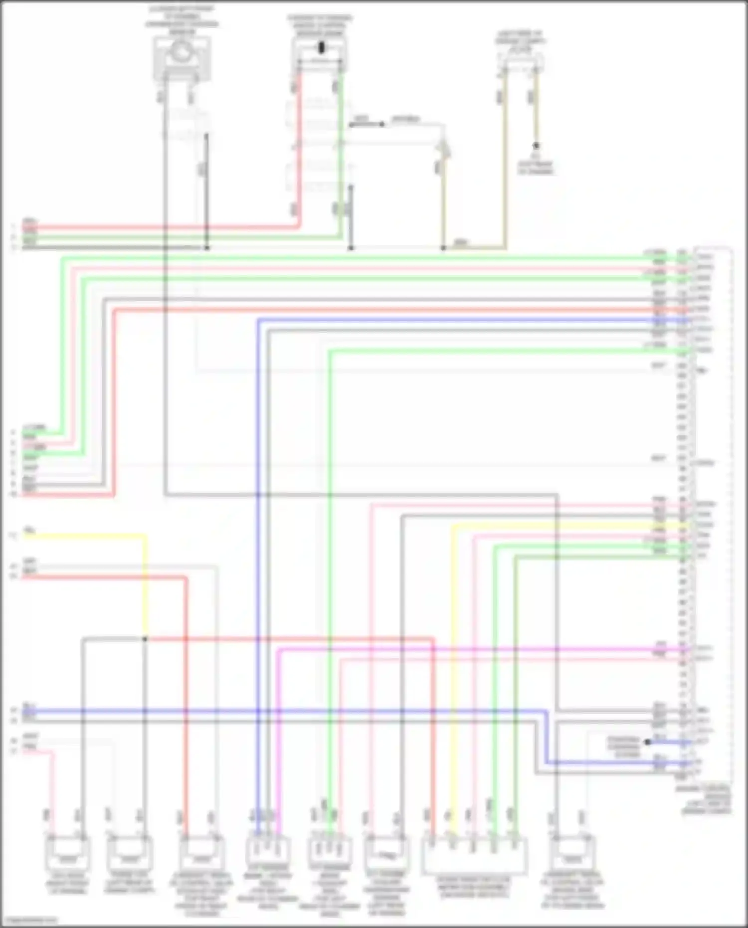 Wiring diagram e.f.i. engine coolant temperature sensor for Toyota Camry US Market XV50 facelift (2014-2017) (5 of 8)