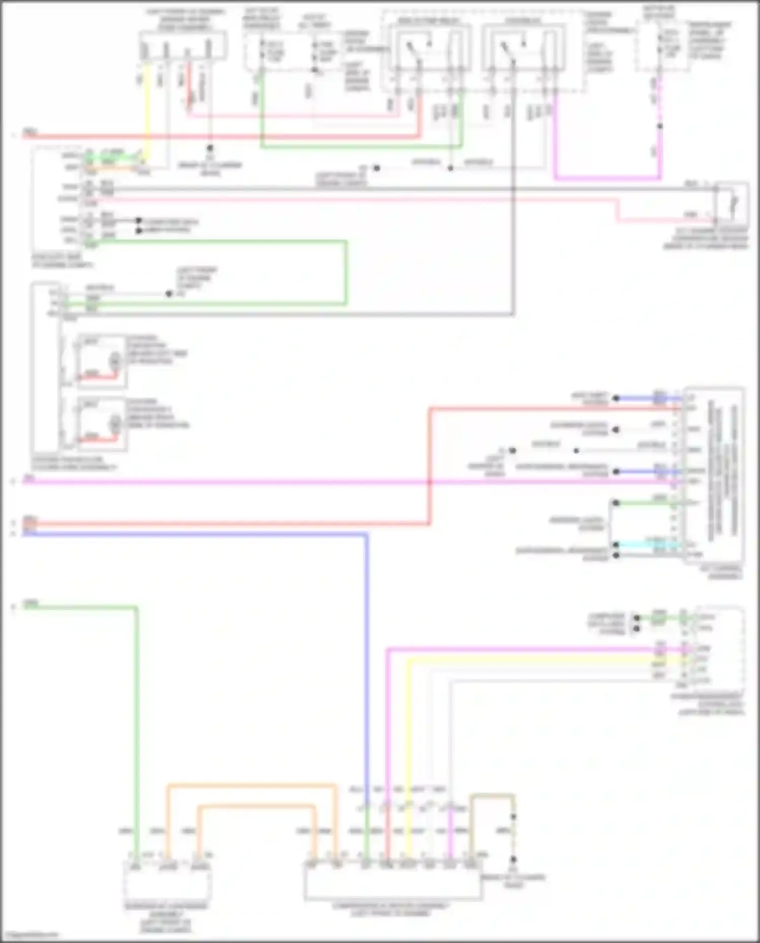 Wiring diagram e.f.i. engine coolant temperature sensor for Toyota Camry US Market XV50 facelift (2014-2017) (2 of 8)