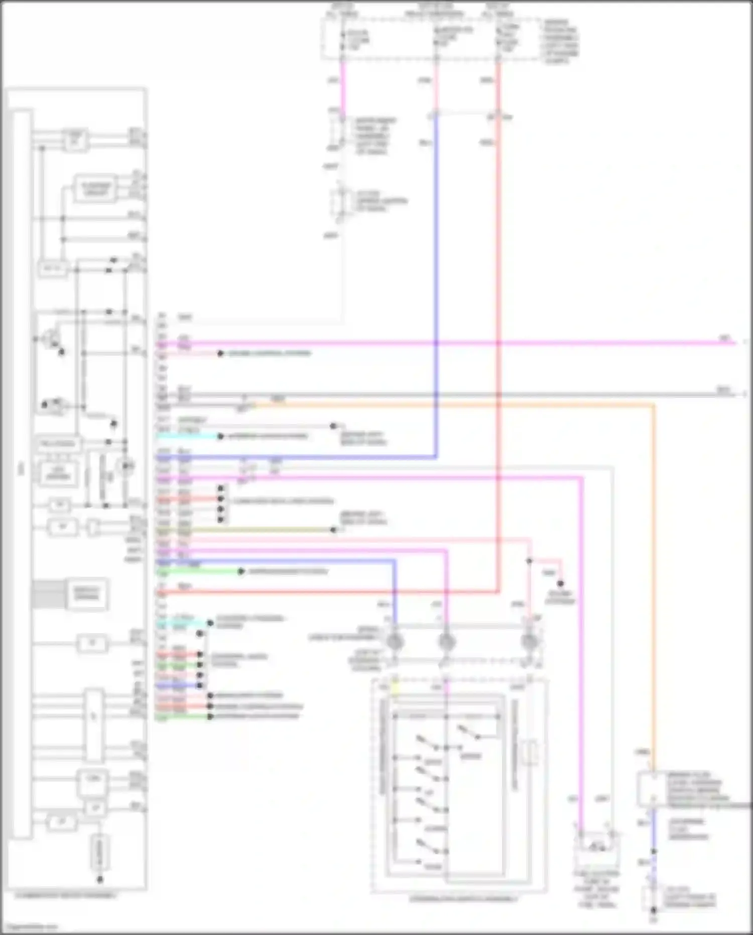 Wiring diagram msti msm+ for Toyota Camry US Market XV50 facelift (2014-2017) (1 of 1)