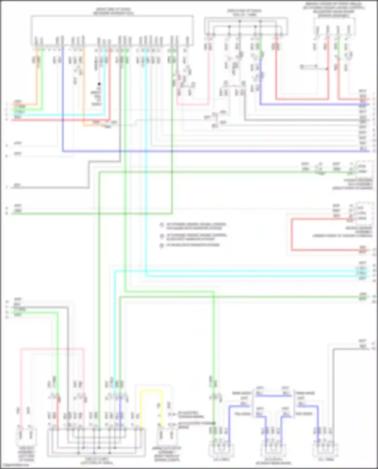 Camry US Market Toyota XV70 facelift (2020-2024): Computer data lines circuit, except hybrid (2 of 3)