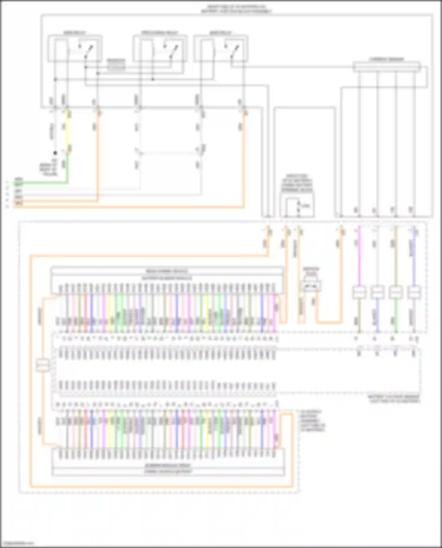 Camry US Market Toyota XV70 facelift (2020-2024): Wiring diagram engine performance 2.5l hybrid, hybrid system circuit, lithium-ion battery (8 of 8)