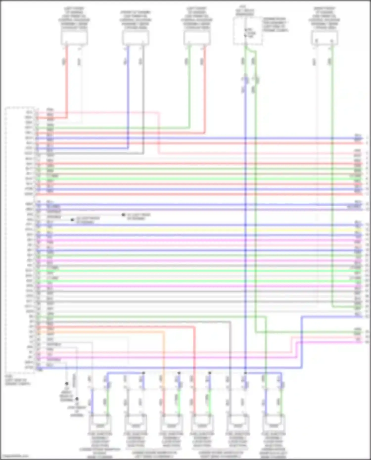 Camry US Market Toyota XV70 facelift (2020-2024): Wiring diagram engine performance 3.5l (1 of 10)