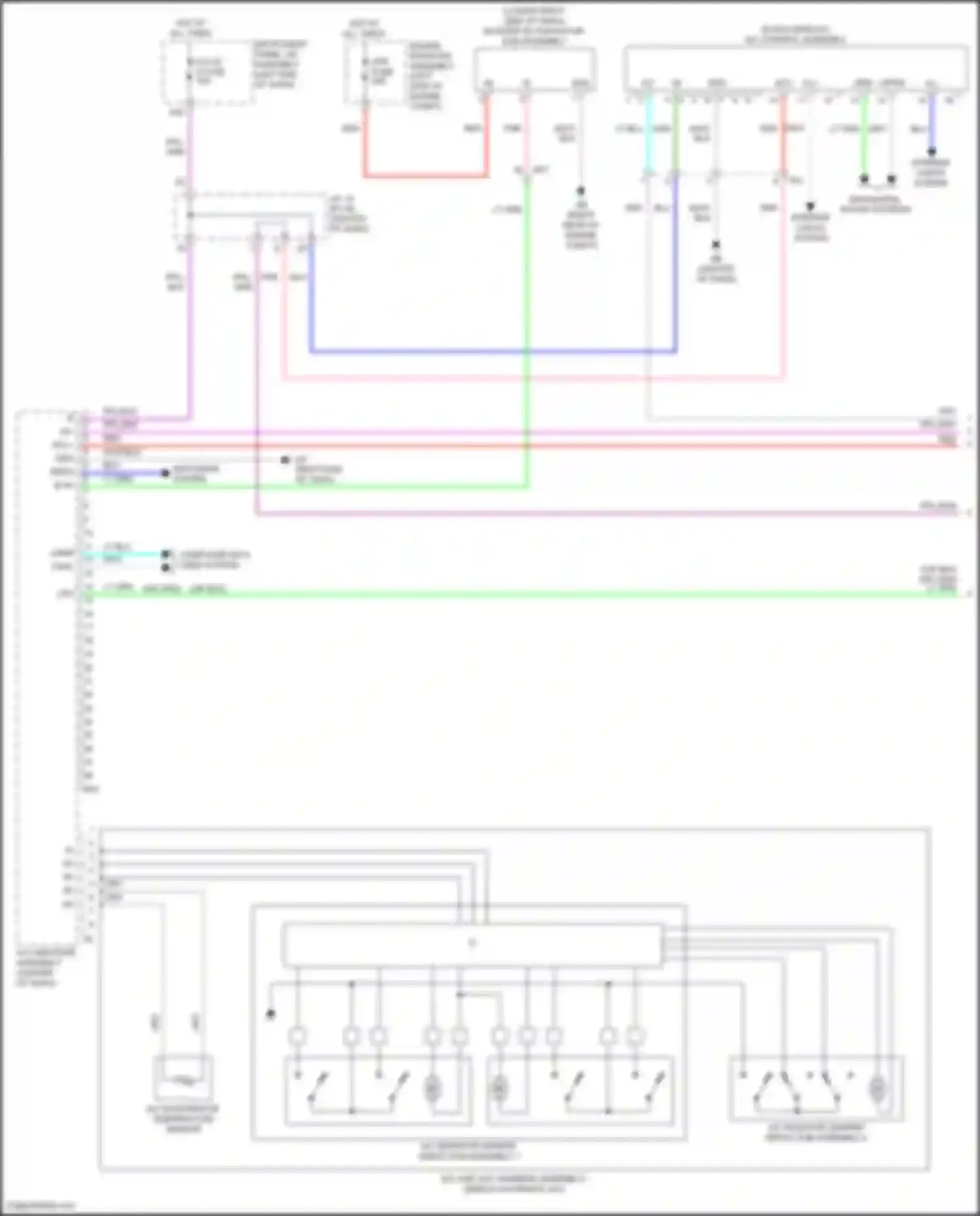 Camry US Market Toyota XV70 (2017-2020): Automatic a/c circuit, except hybrid (1 of 4)