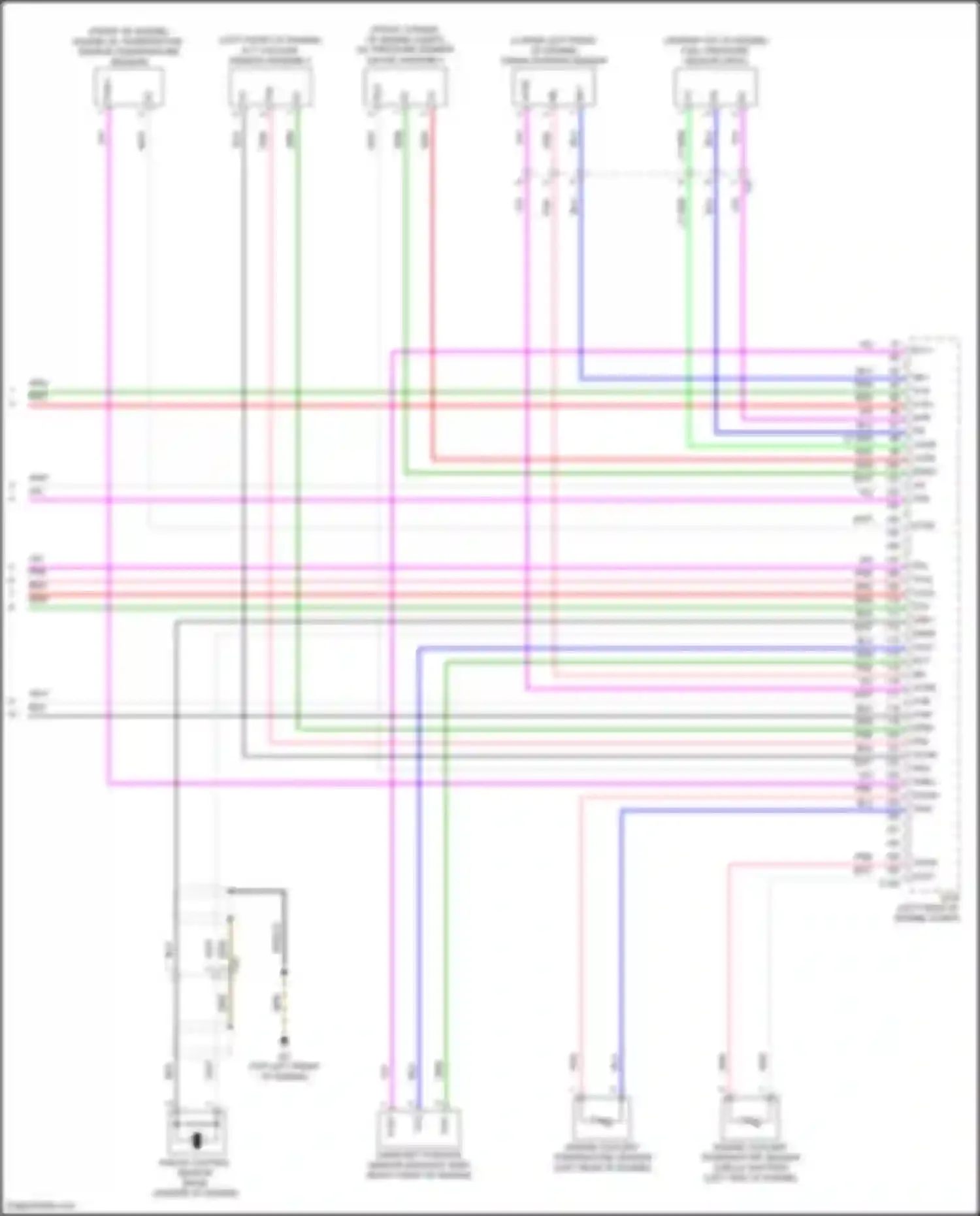 Camry US Market Toyota XV70 (2017-2020): Wiring diagram engine performance 2.5l hybrid, engine controls circuit (7 of 7)