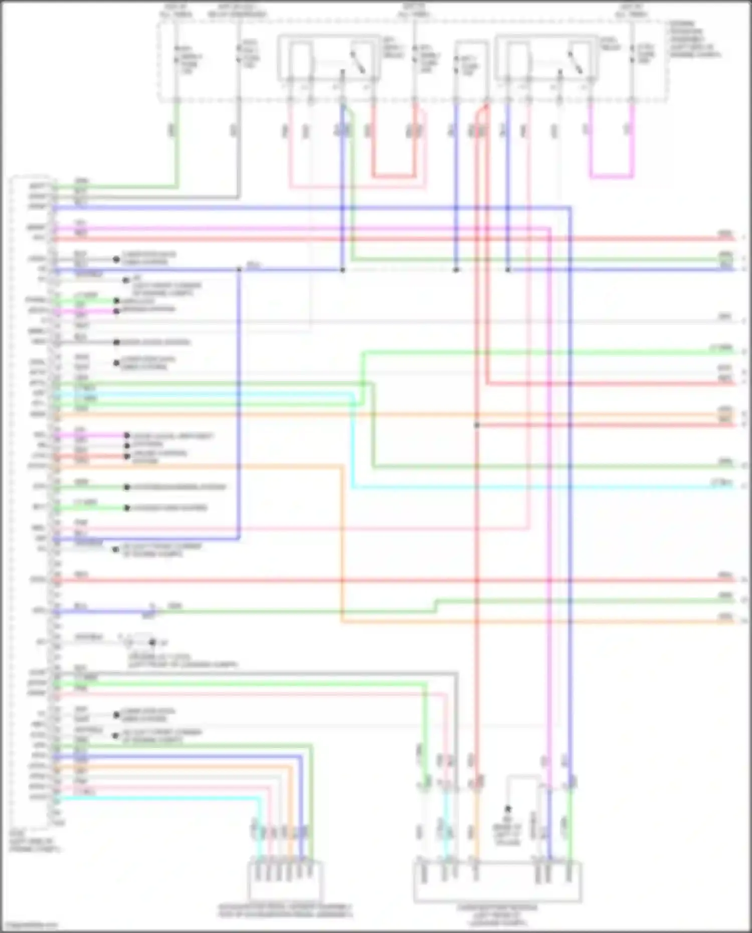 Camry US Market Toyota XV70 (2017-2020): Wiring diagram engine performance 2.5l (1 of 10)