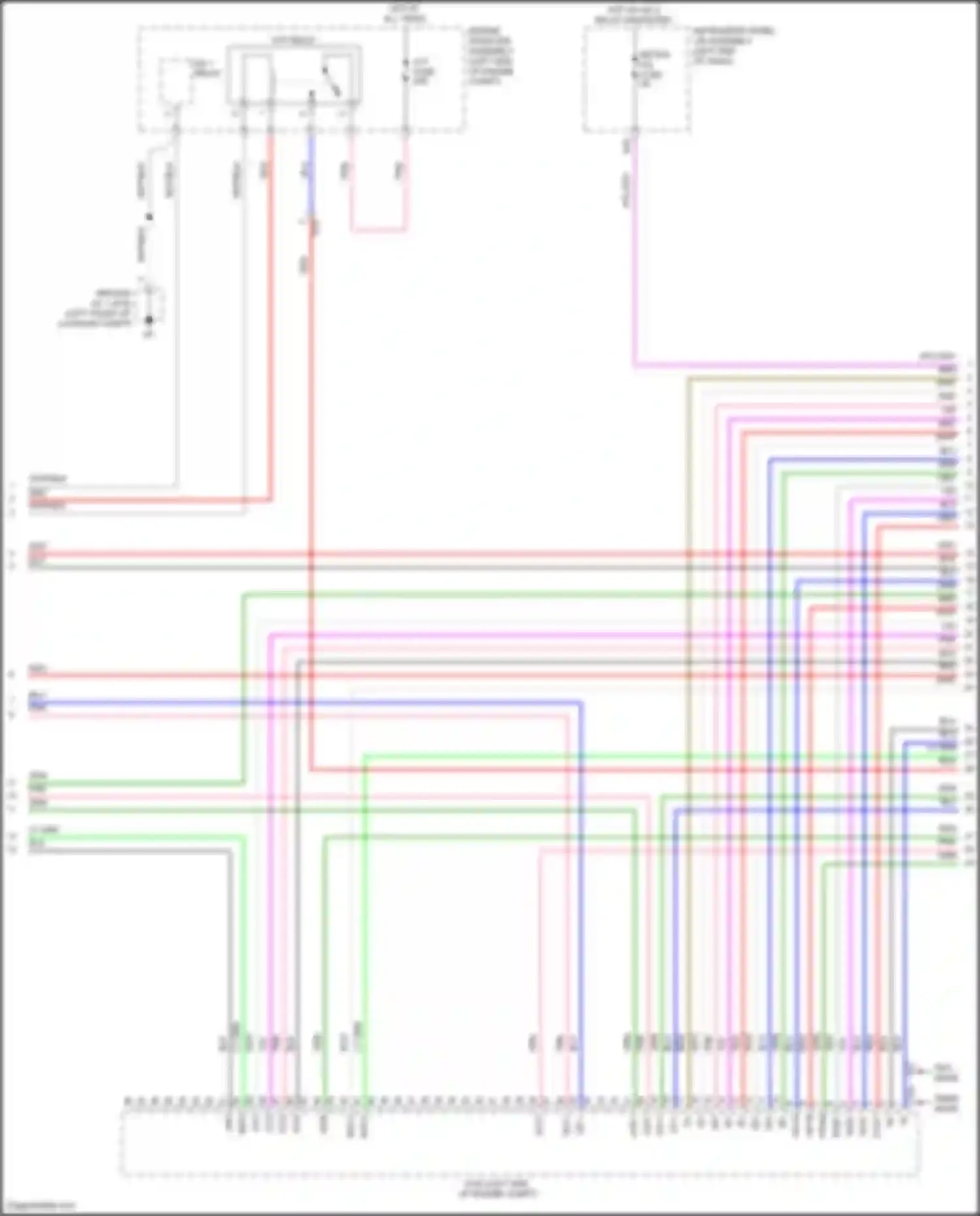 Camry US Market Toyota XV70 (2017-2020): Wiring diagram engine performance 2.5l (6 of 10)