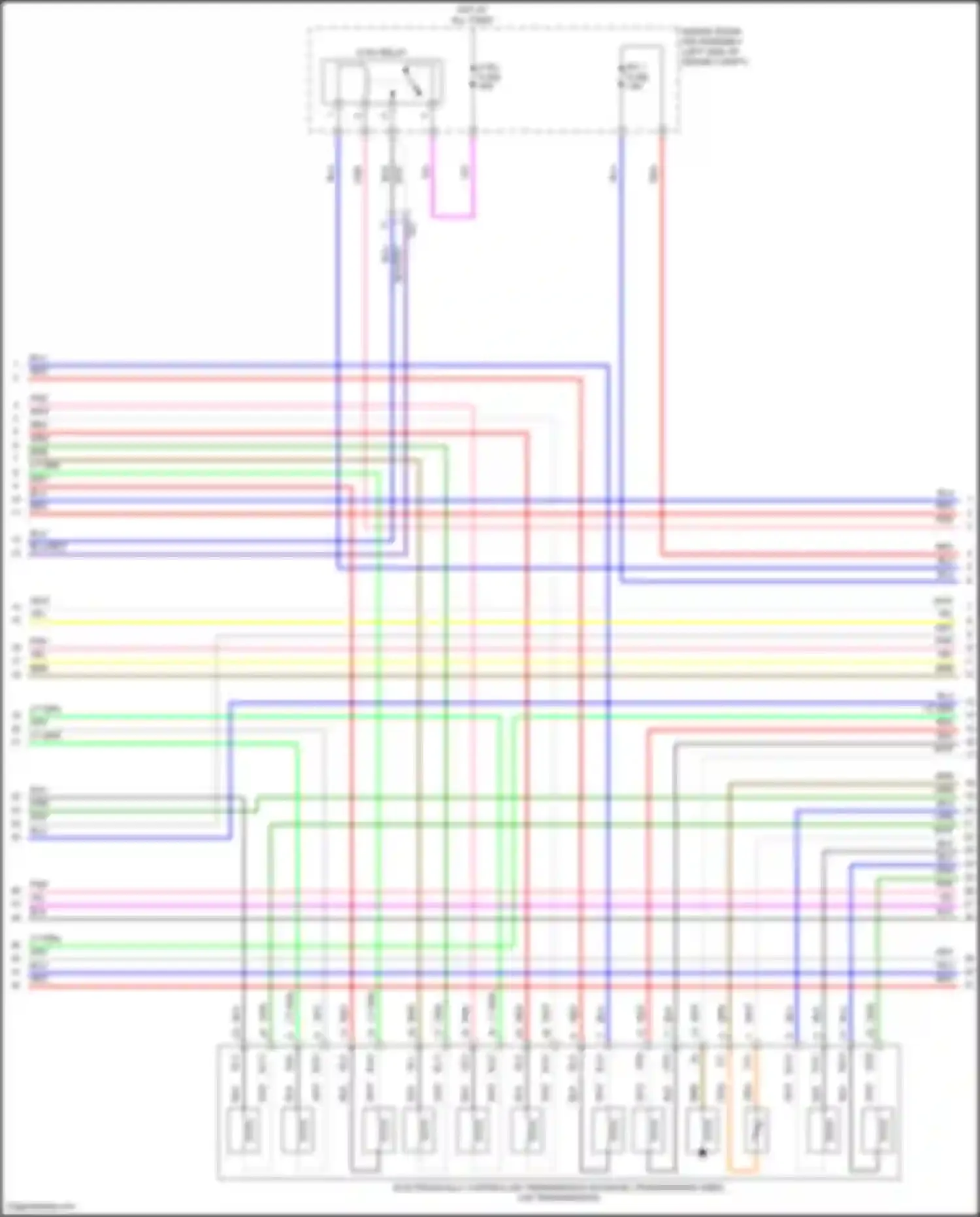 Camry US Market Toyota XV70 (2017-2020): Wiring diagram engine performance 3.5l (3 of 10)