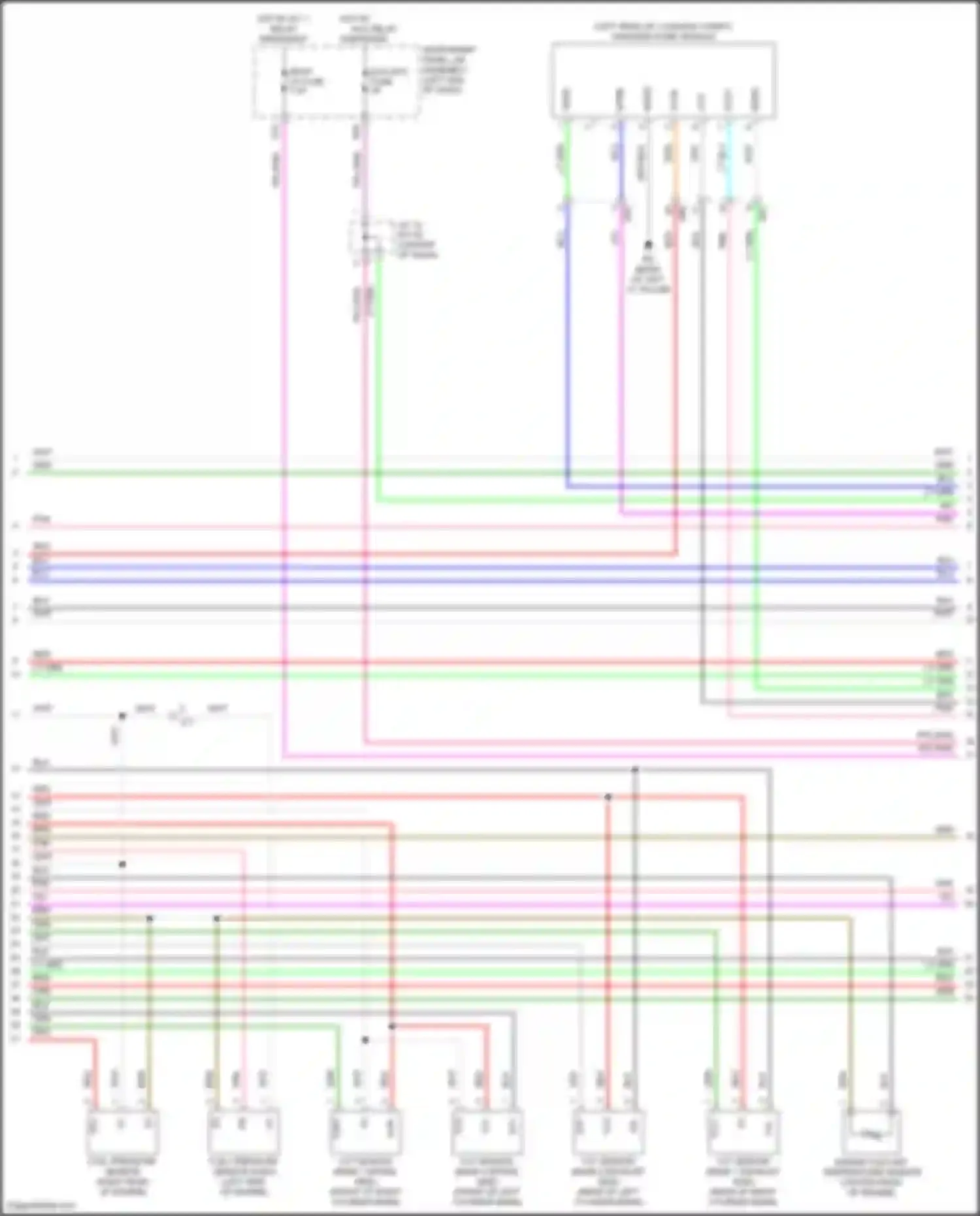 Camry US Market Toyota XV70 (2017-2020): Wiring diagram engine performance 3.5l (7 of 10)