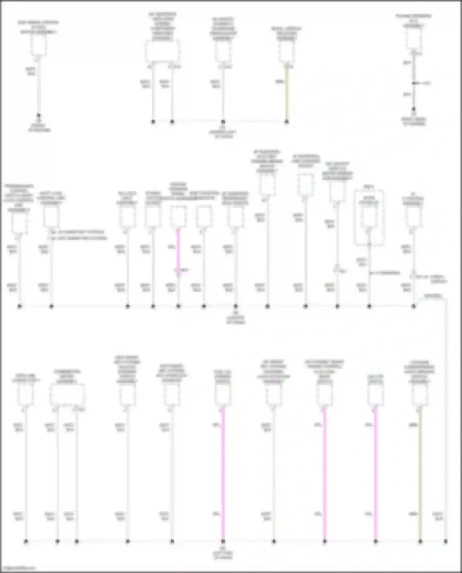 Camry US Market Toyota XV70 (2017-2020): Ground distribution circuit, except hybrid (3 of 6)