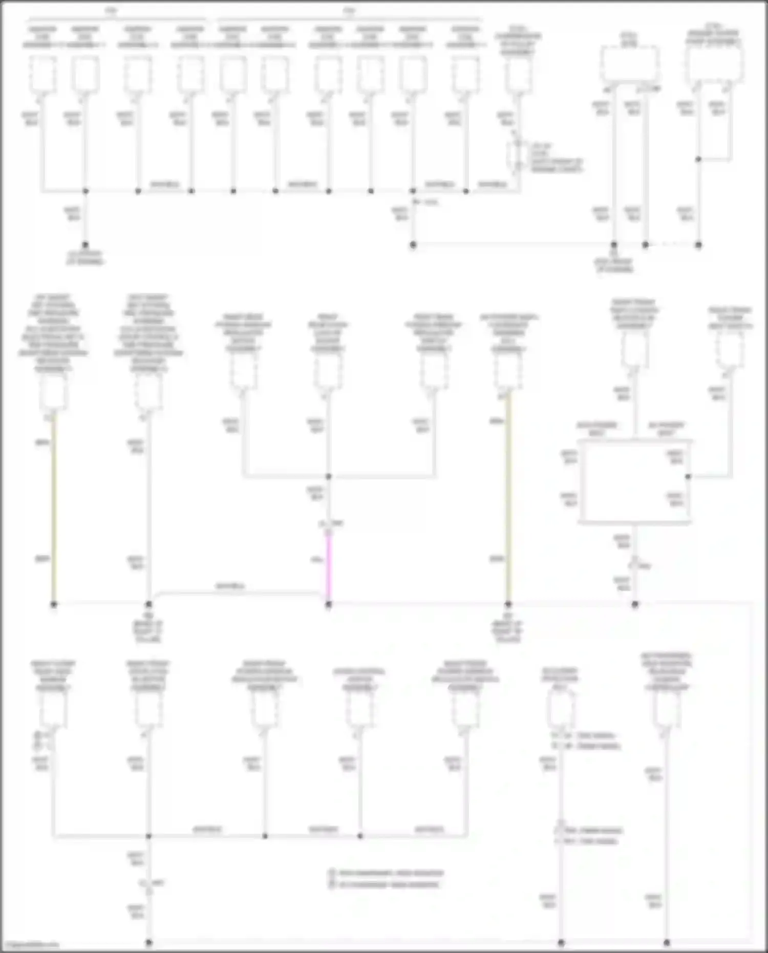 Camry US Market Toyota XV70 (2017-2020): Ground distribution circuit, except hybrid (6 of 6)