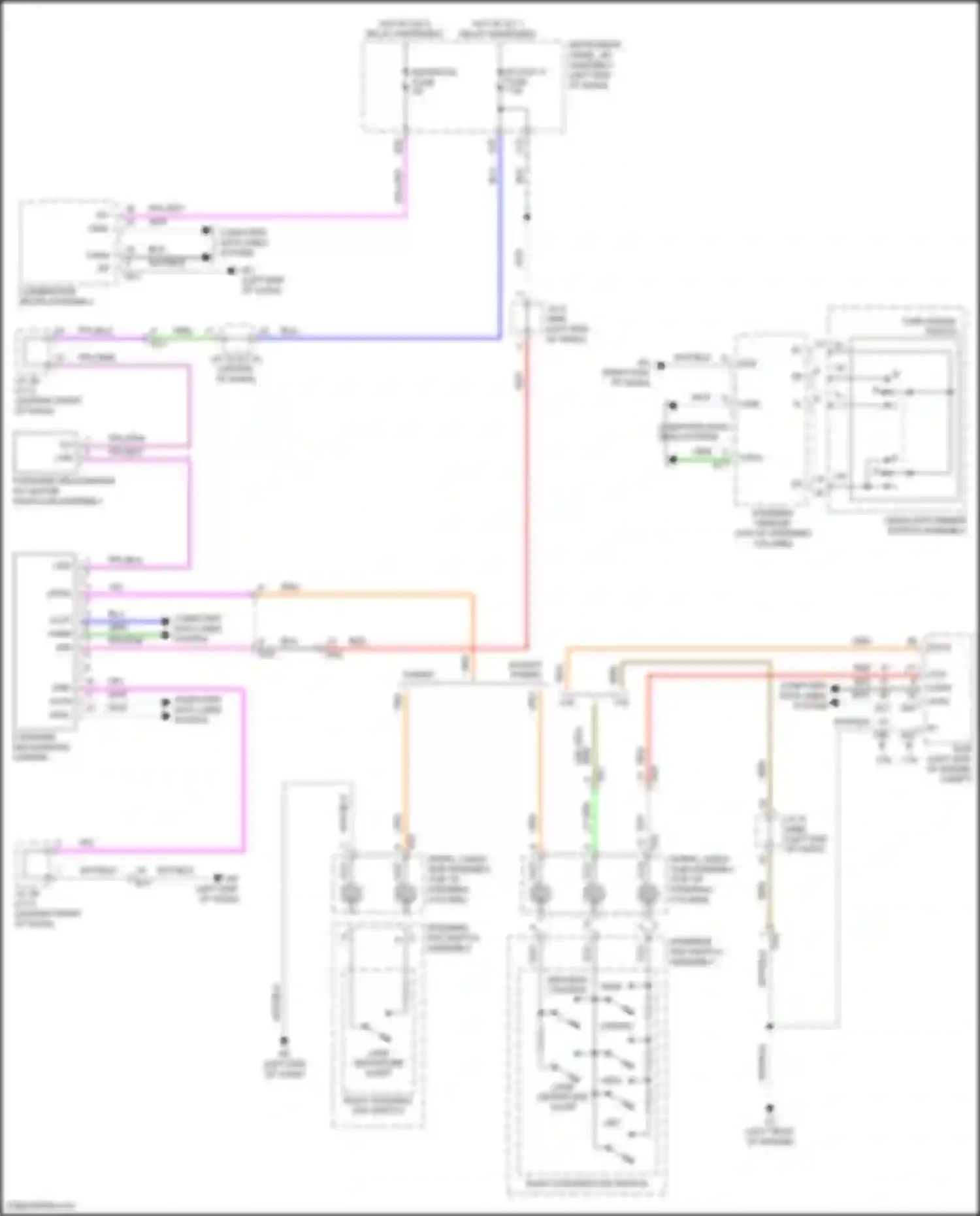 Camry US Market Toyota XV70 (2017-2020): Lane departure warning circuit