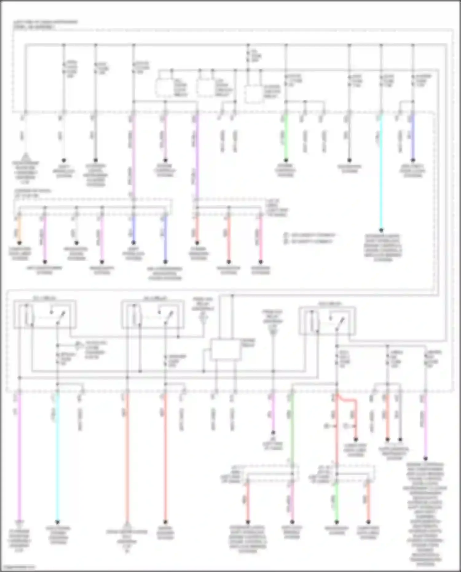 Camry US Market Toyota XV70 (2017-2020): Power distribution circuit, hybrid (4 of 6)